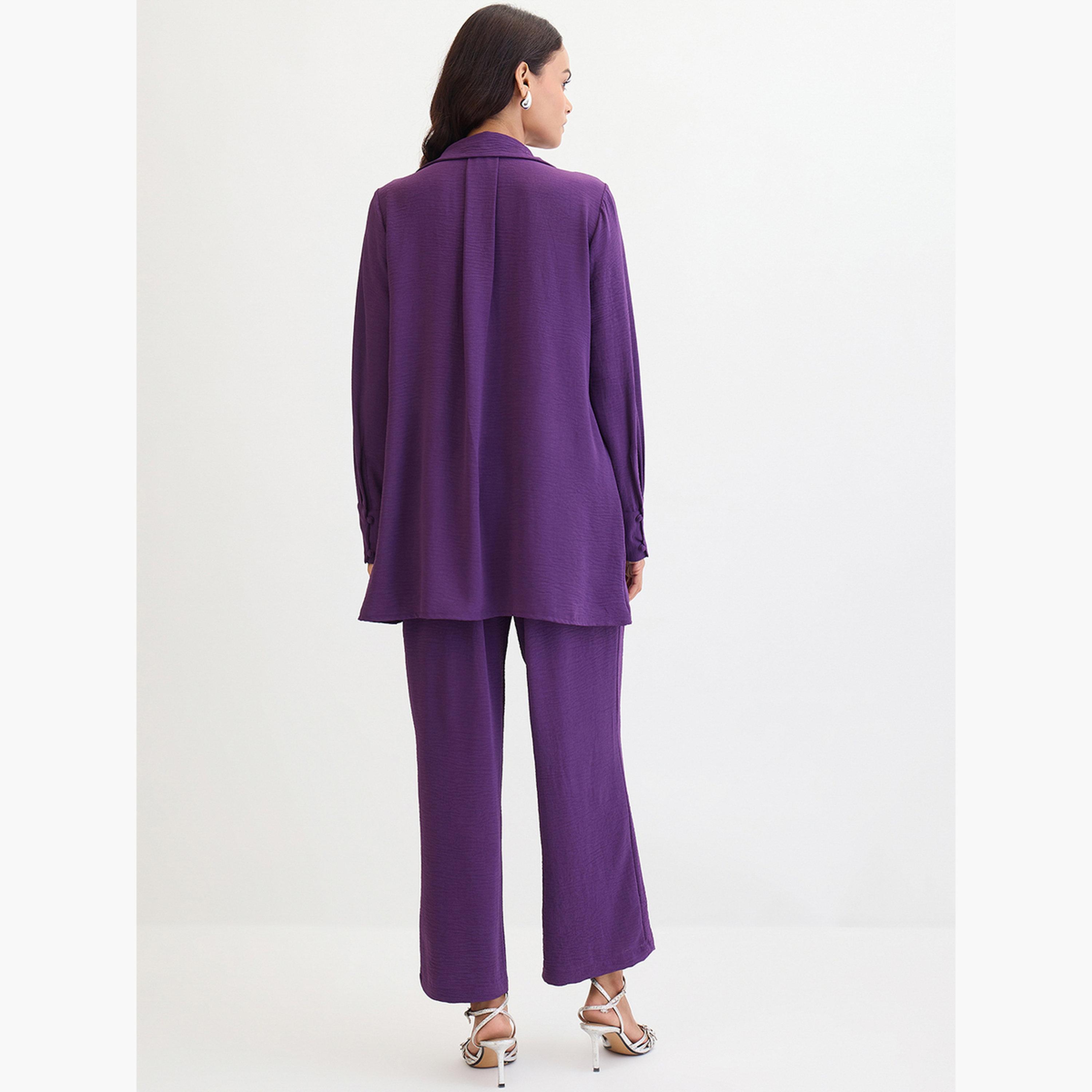 فيميلا - طقم نسائي مكوّن من توب طويل وبنطال-women-clothing-coordsets-image-2
