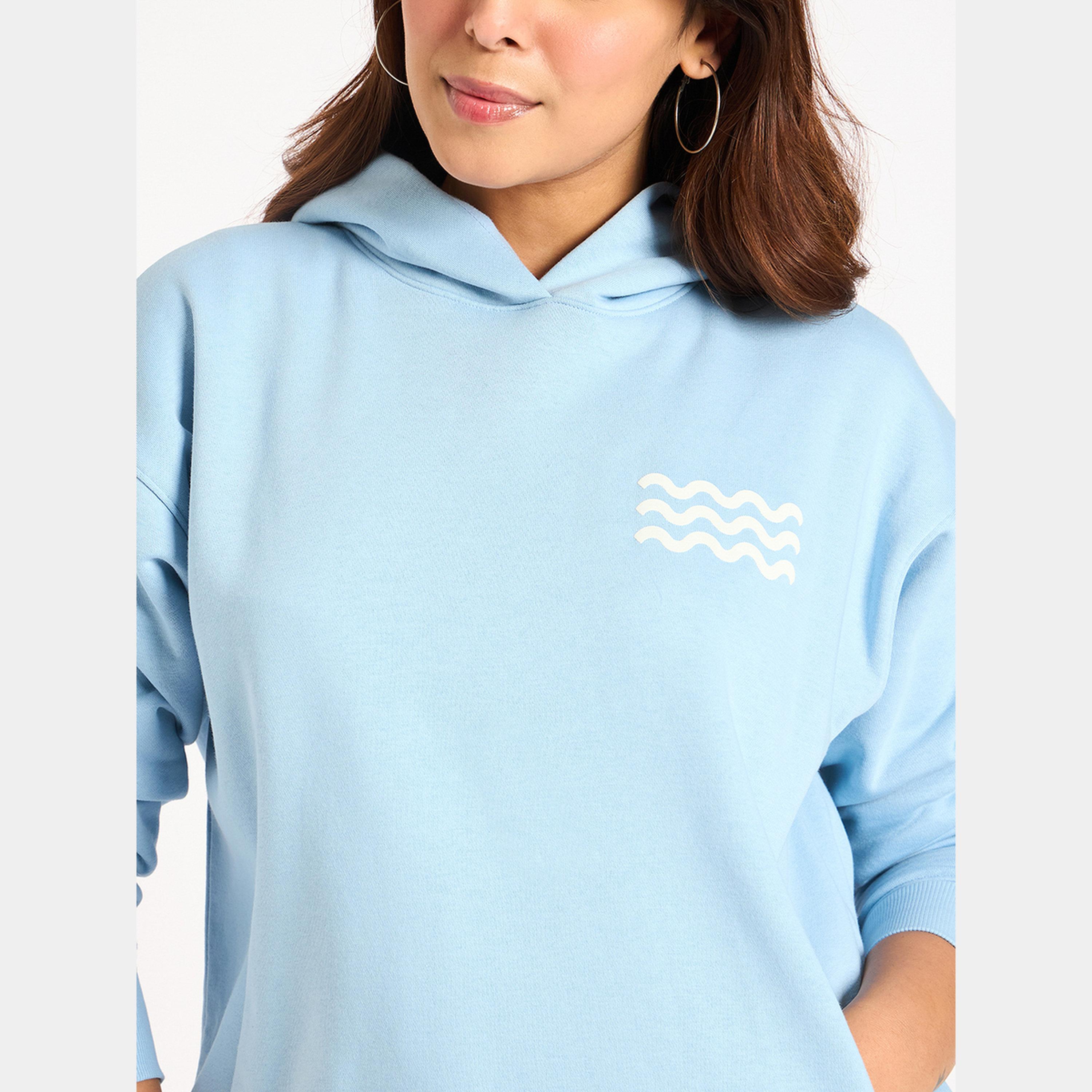 فيميلا - هودي نسائي صوف بغطاء للرأس وأكمام طويلة رسومات غرافيكية-women-clothing-hoodiesandsweatshirts-hoodies-image-4