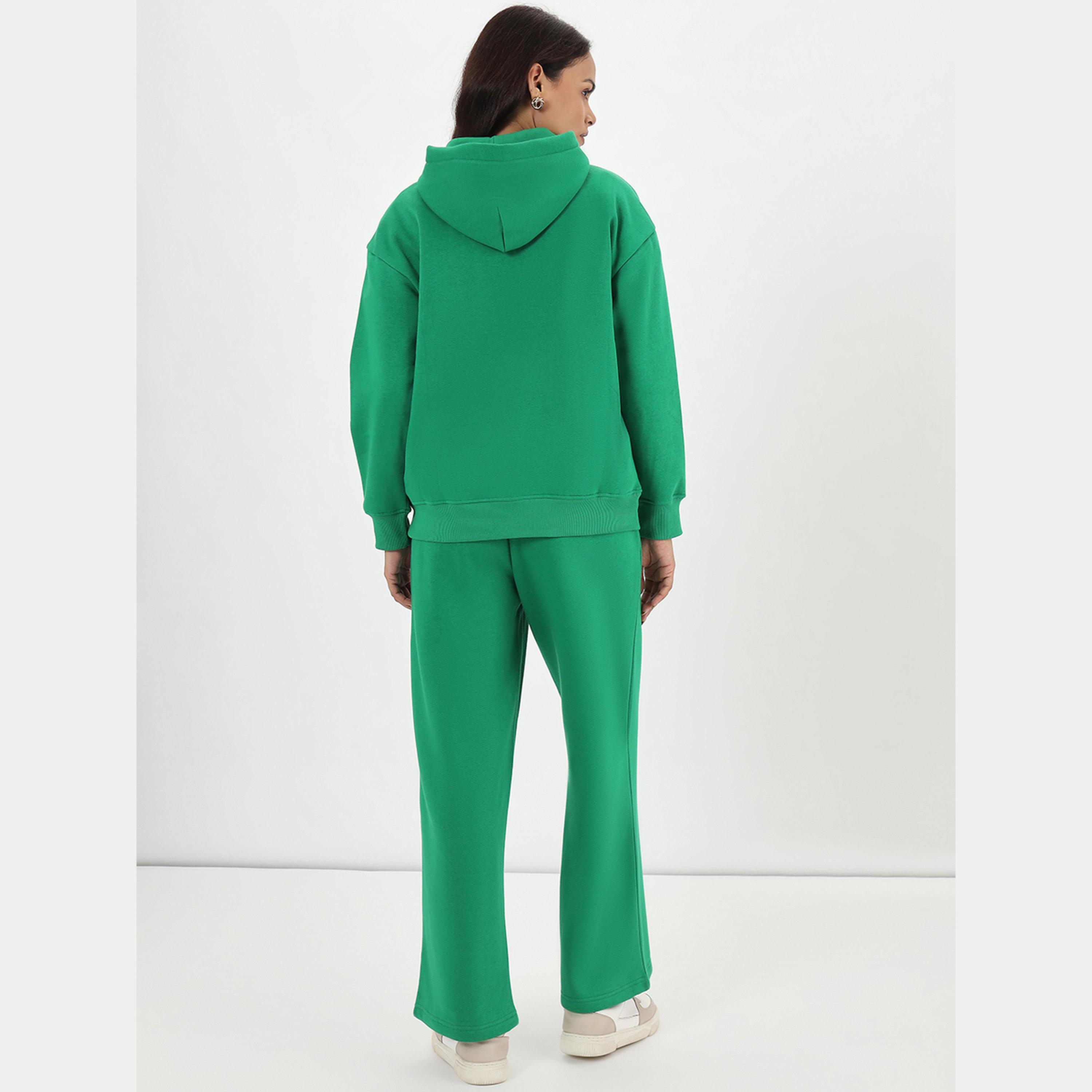 Femmella Bright Green Fleece Relaxed Fit Hoodie-women-clothing-hoodiesandsweatshirts-hoodies-image-3