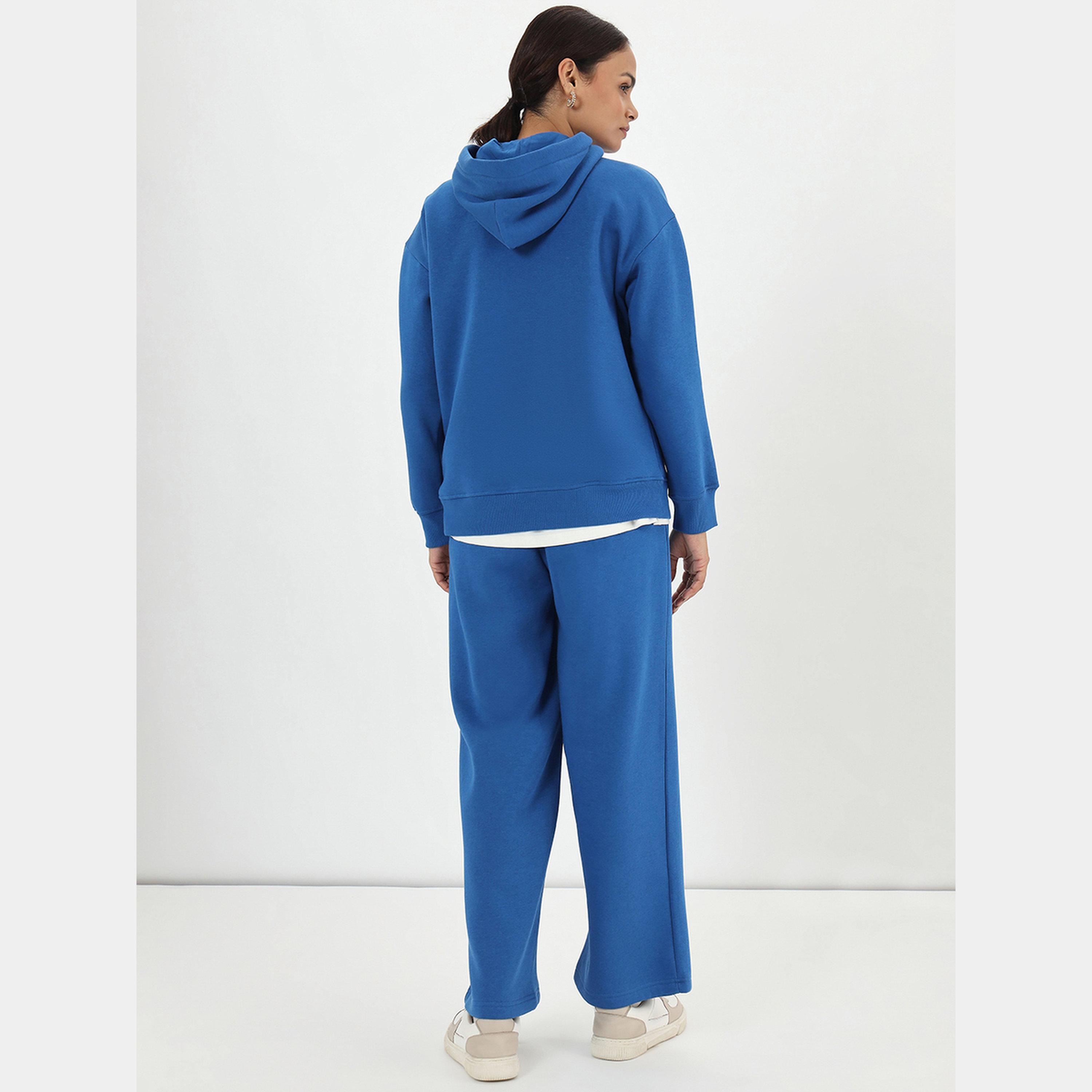 Femmella Royal Blue Fleece Relaxed Fit Hoodie-women-clothing-hoodiesandsweatshirts-hoodies-image-3