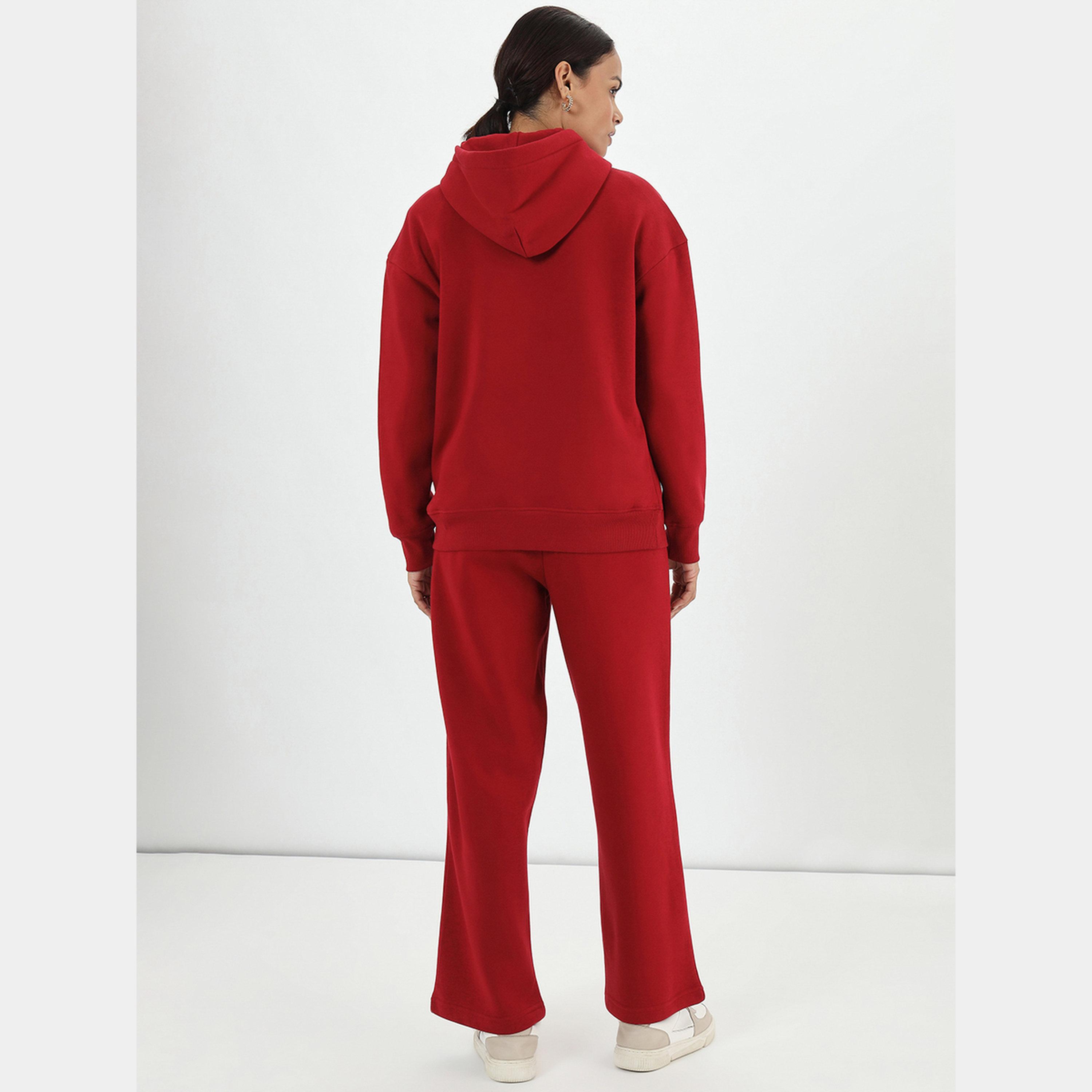 فيميلا - هودي نسائي صوف بأكمام طويلة ورقبة سادة وغطاء للرأس-women-clothing-hoodiesandsweatshirts-hoodies-image-3