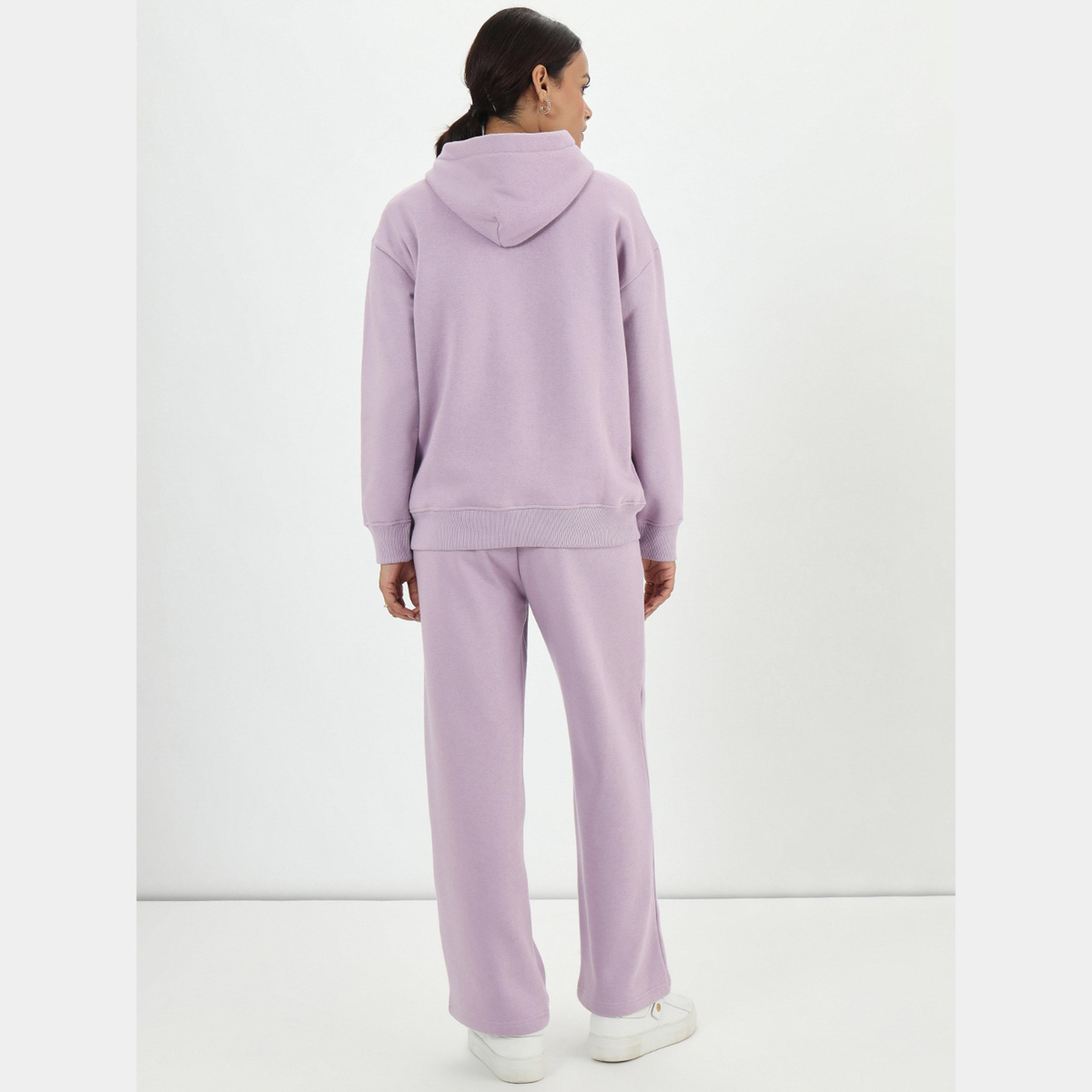 فيميلا - هودي نسائي صوف بأكمام طويلة ورقبة سادة وغطاء للرأس-women-clothing-hoodiesandsweatshirts-hoodies-image-3