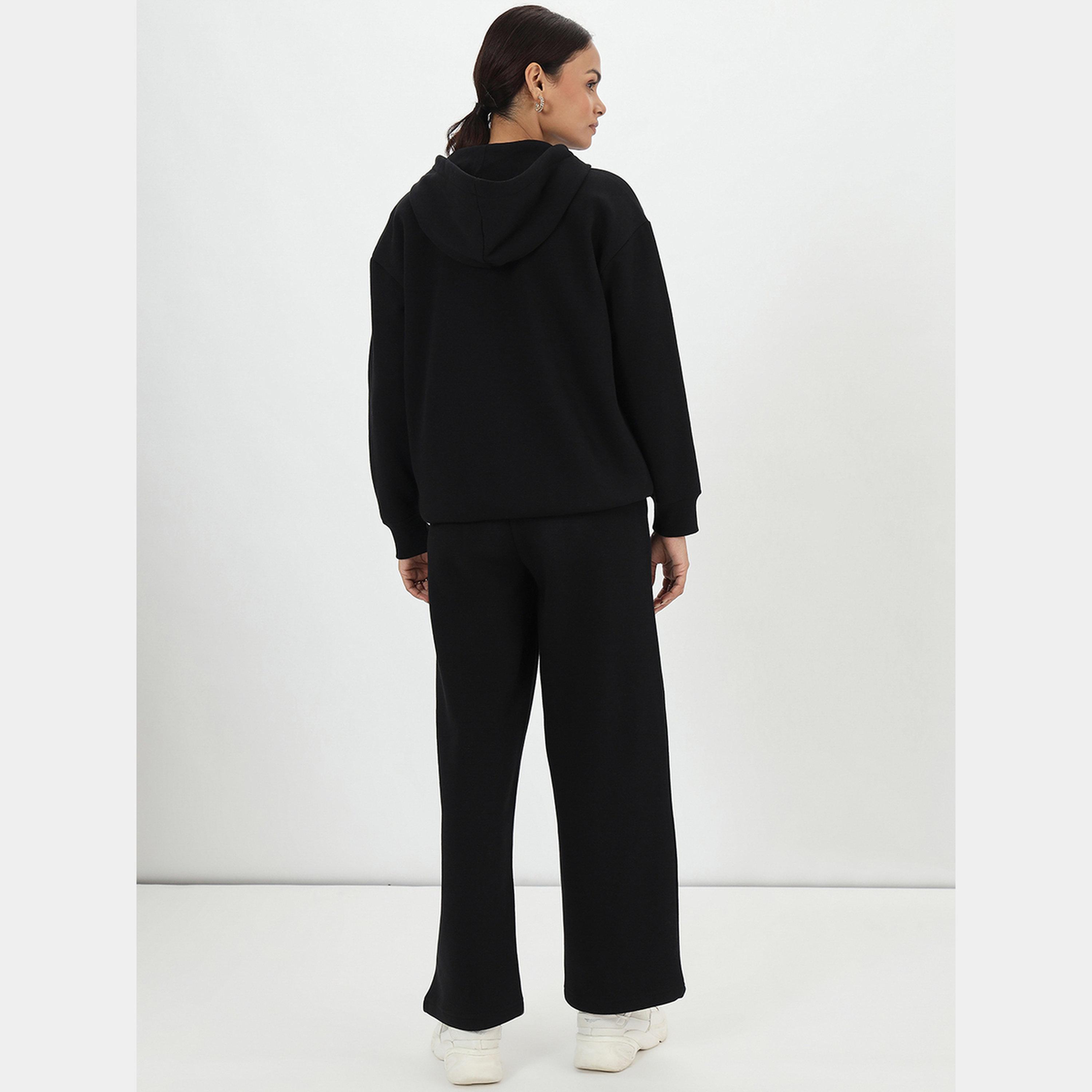 فيميلا - هودي نسائي سادة بأكمام طويلة ورقبة وغطاء للرأس وأزرار للأسفل-women-clothing-hoodiesandsweatshirts-hoodies-image-3