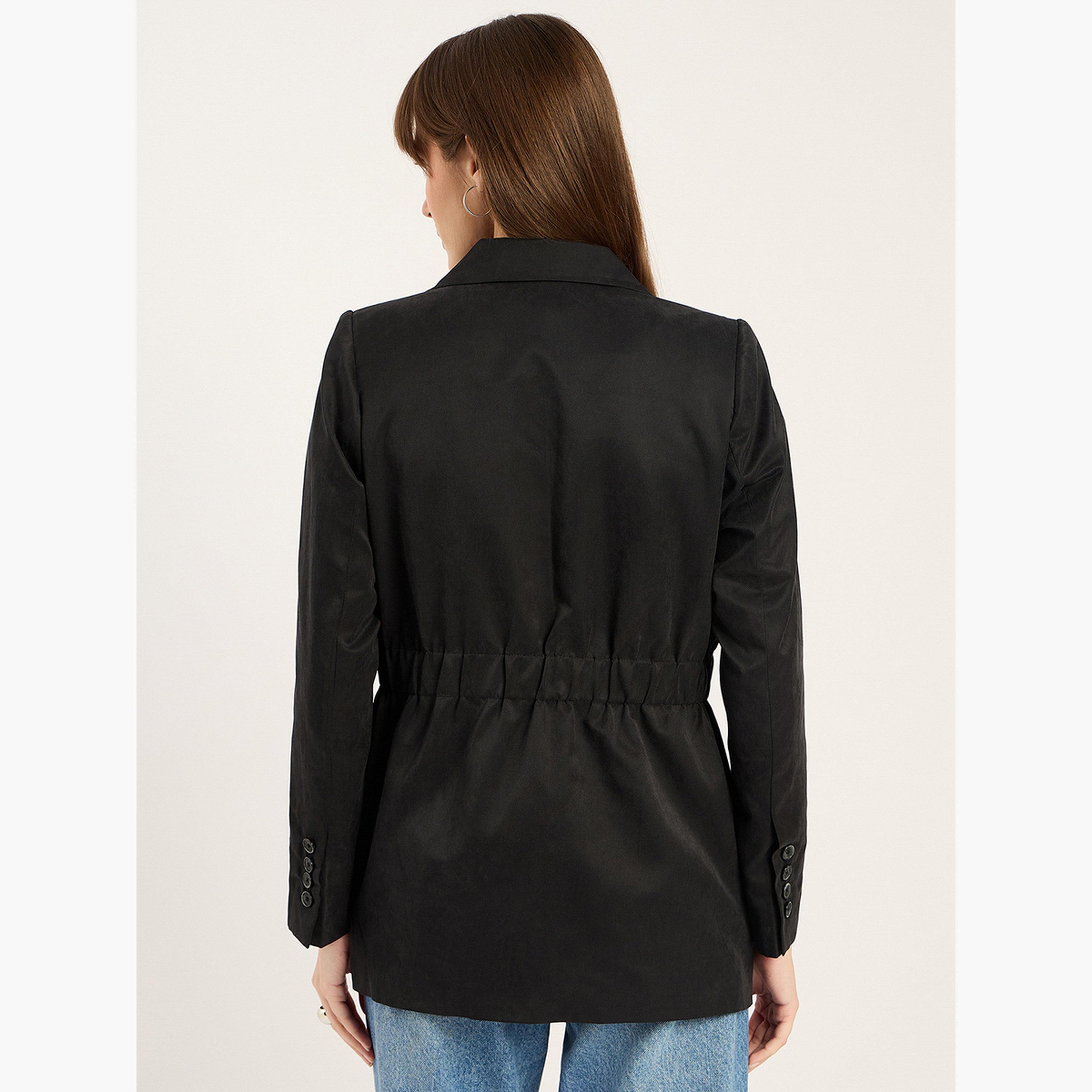 فيميلا - بليزر نسائي أسود بخصر مشدود-women-clothing-coatsandjackets-blazers-image-3
