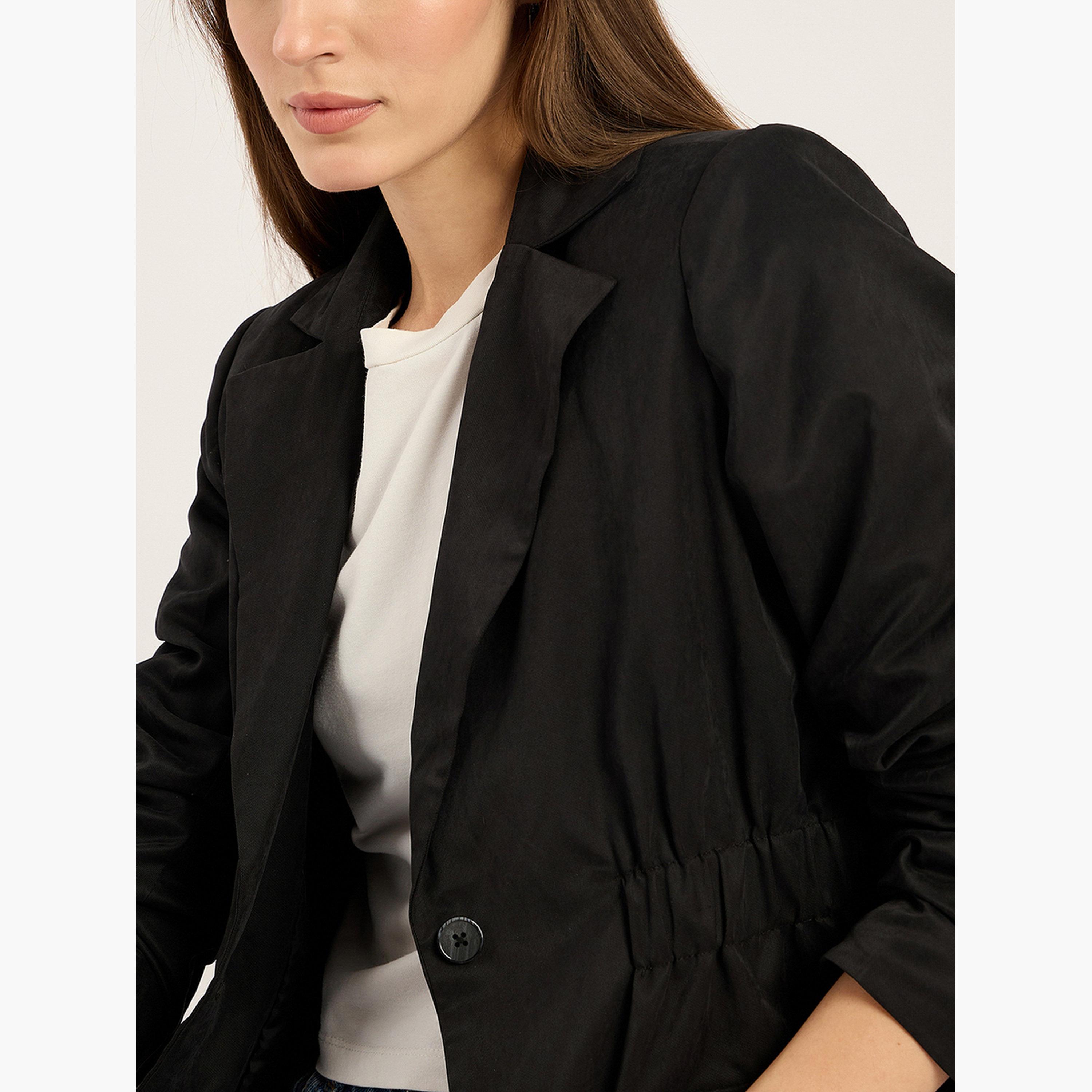 فيميلا - بليزر نسائي أسود بخصر مشدود-women-clothing-coatsandjackets-blazers-image-6