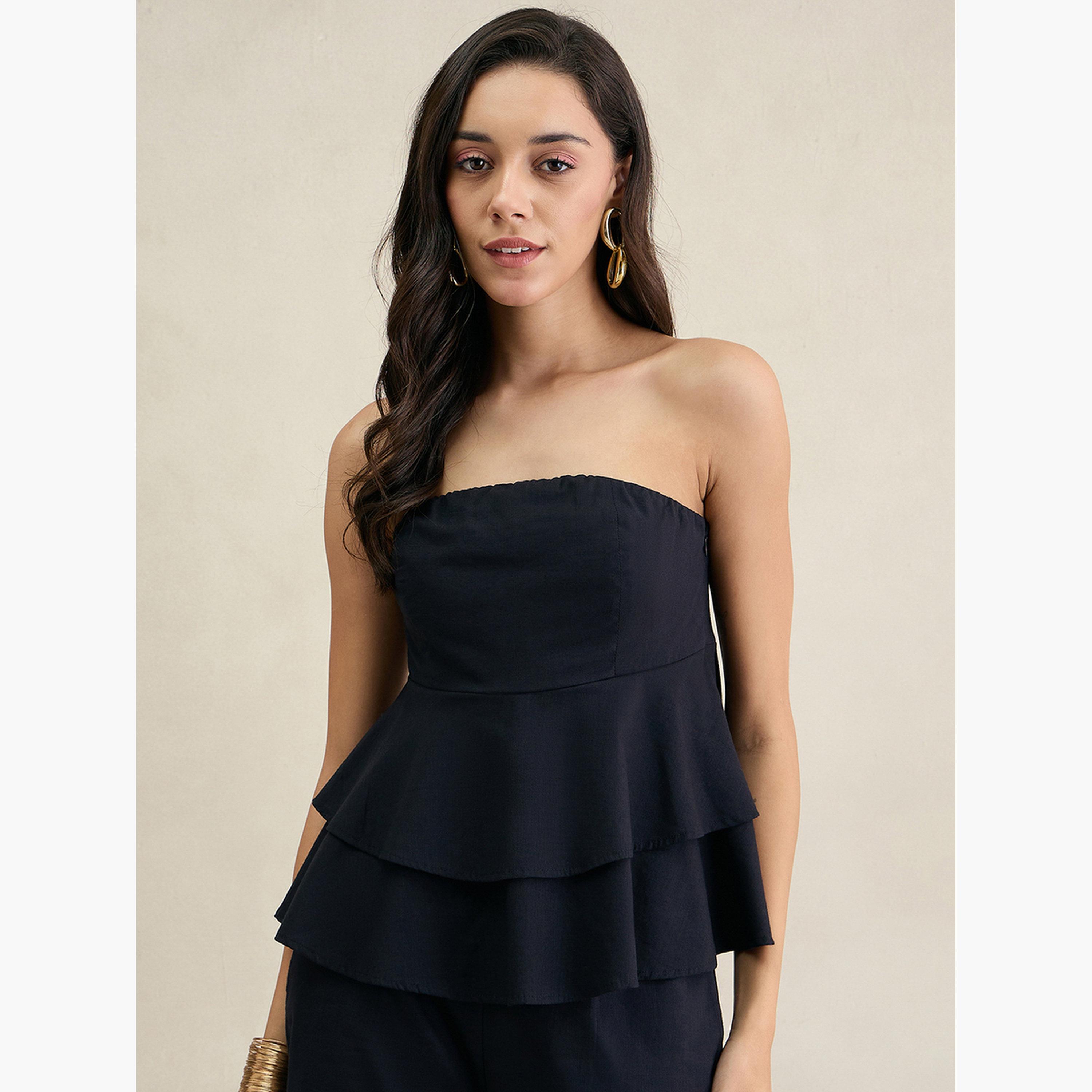 فيميلا - بلوزة سوداء بدون أكمام-women-clothing-shirtsandblouses-blouses-image-1