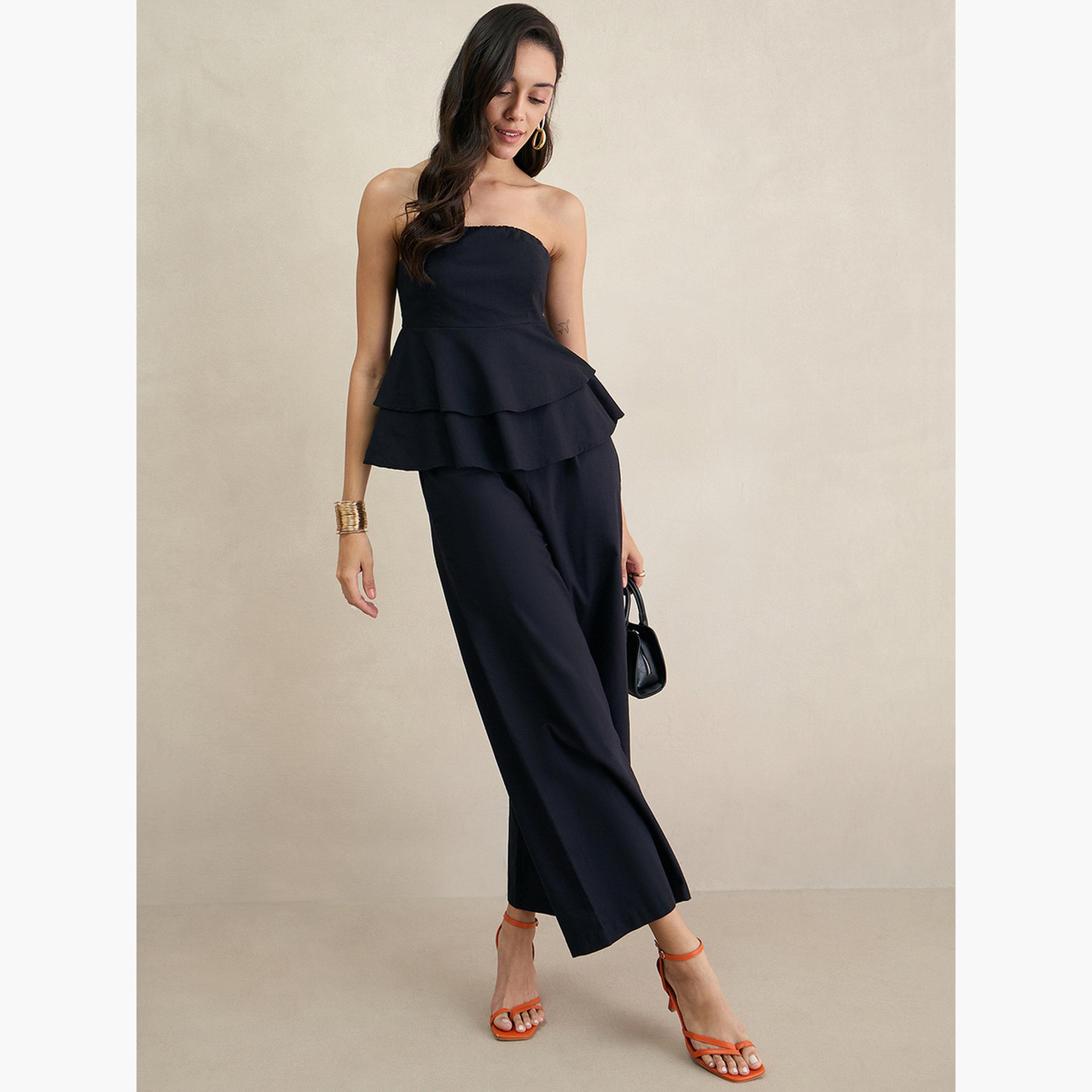 فيميلا - بلوزة سوداء بدون أكمام-women-clothing-shirtsandblouses-blouses-image-2