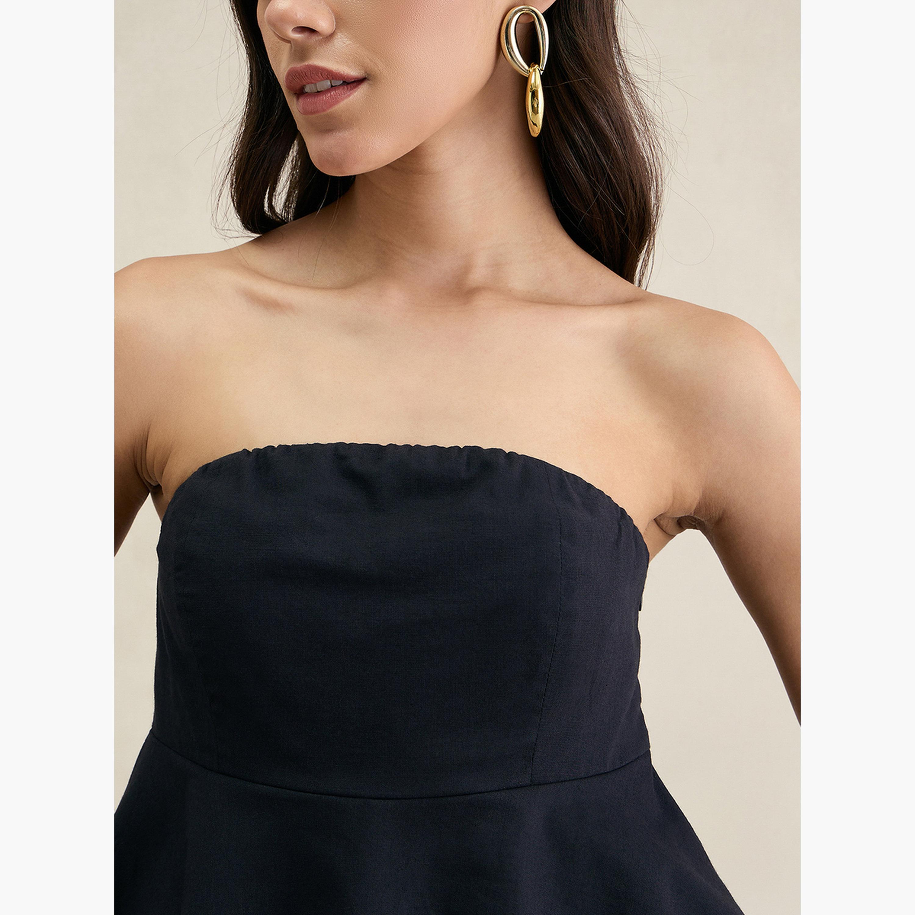 Femmella Black Sleeveless Layered Top-women-clothing-shirtsandblouses-blouses-image-4
