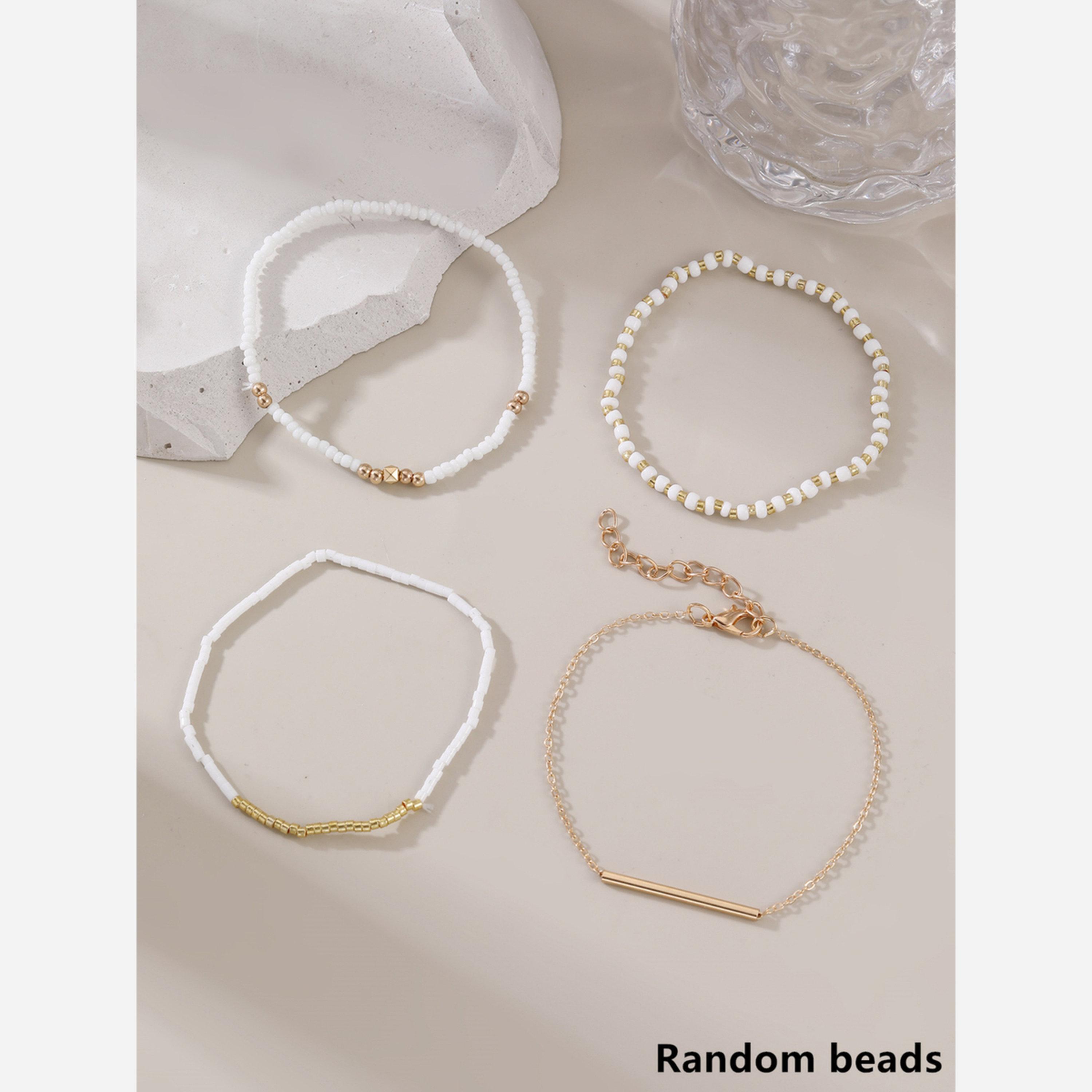 Take Two Set of 4 - Gold Beaded Bracelet-women-watchesandjewellery-jewellery-banglesandbracelets-image-3