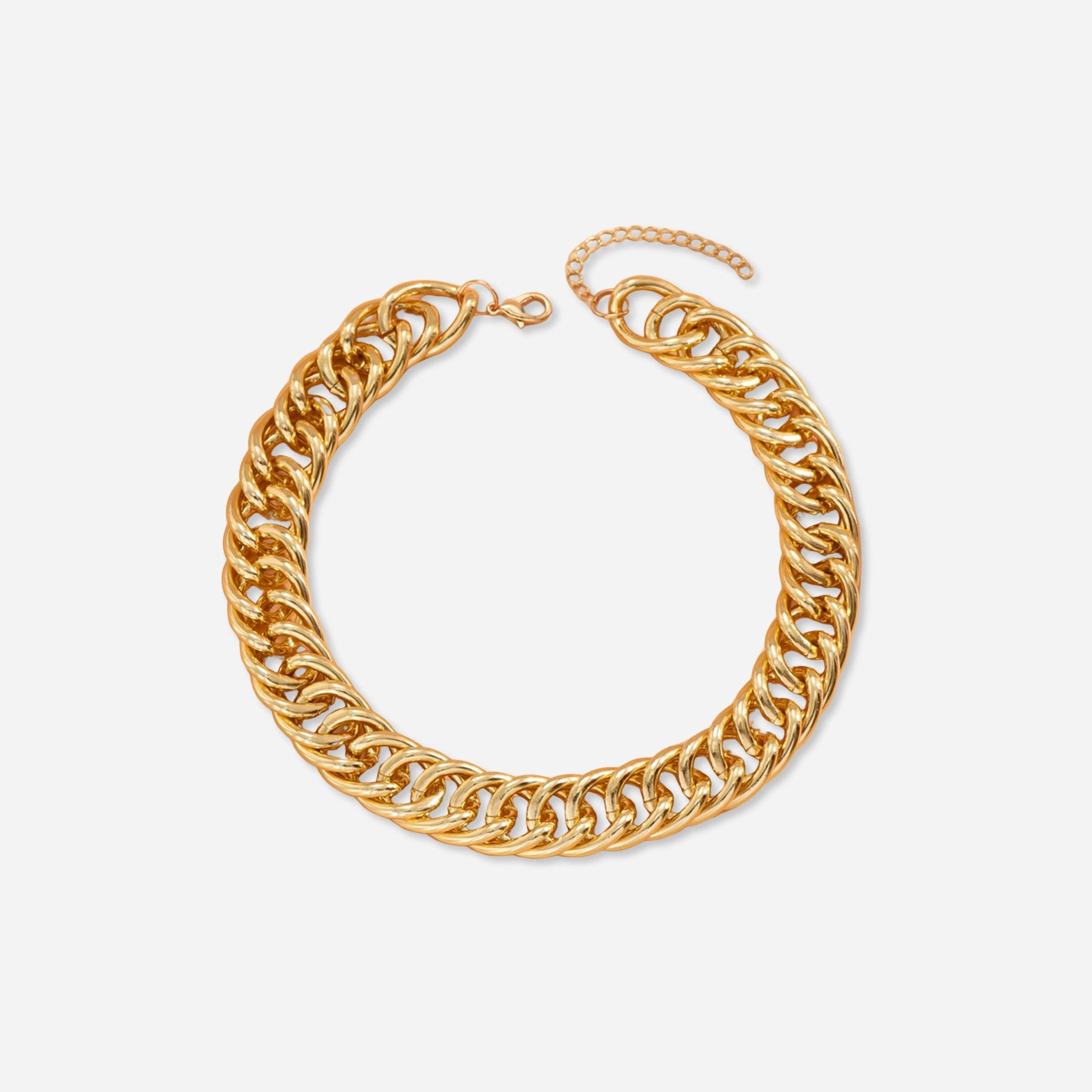Take Two Gold Chunky Chain Link Necklace-women-watchesandjewellery-jewellery-necklacesandpendants-image-1