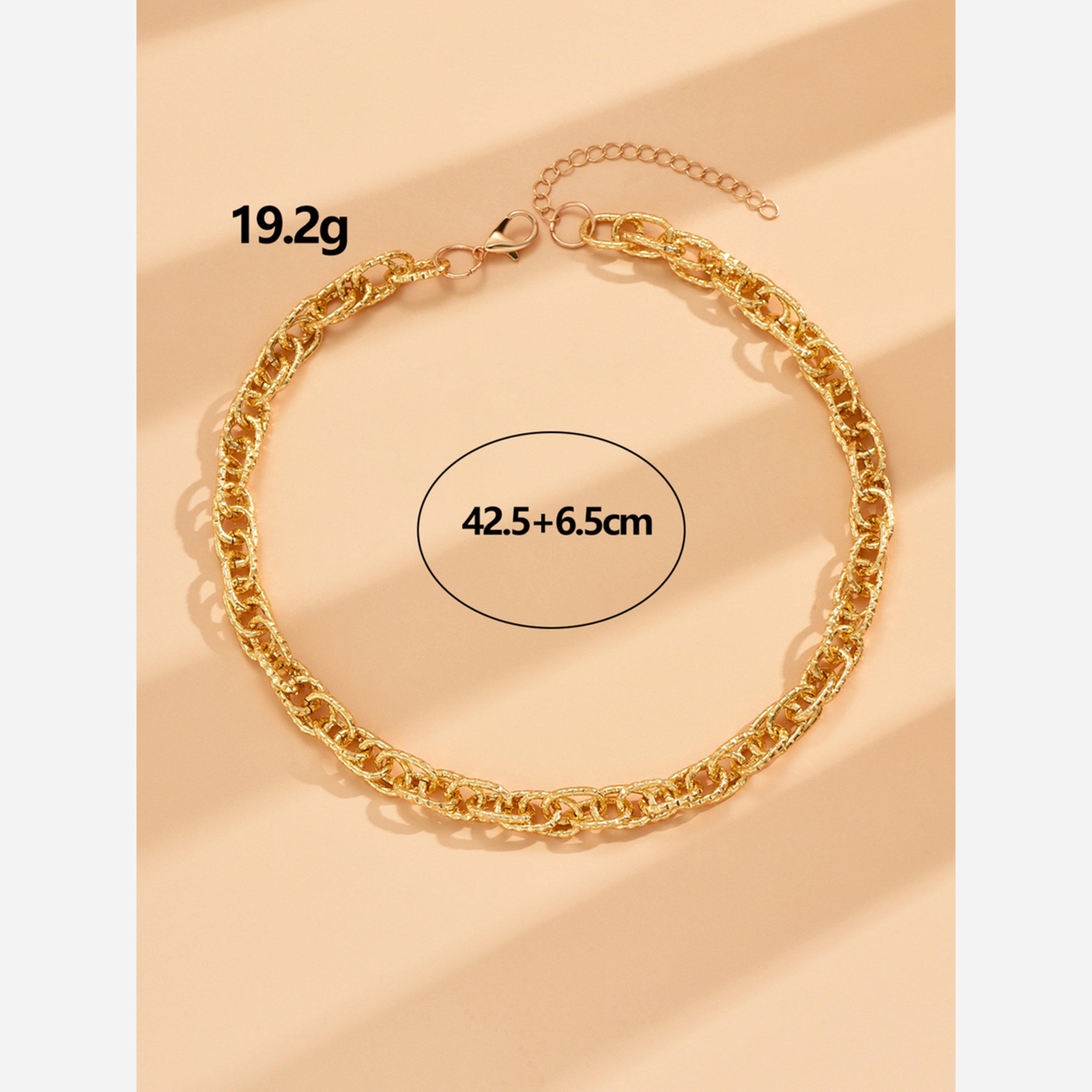 تيك تو - قلادة بسلسلة ذهبية-women-watchesandjewellery-jewellery-necklacesandpendants-image-4