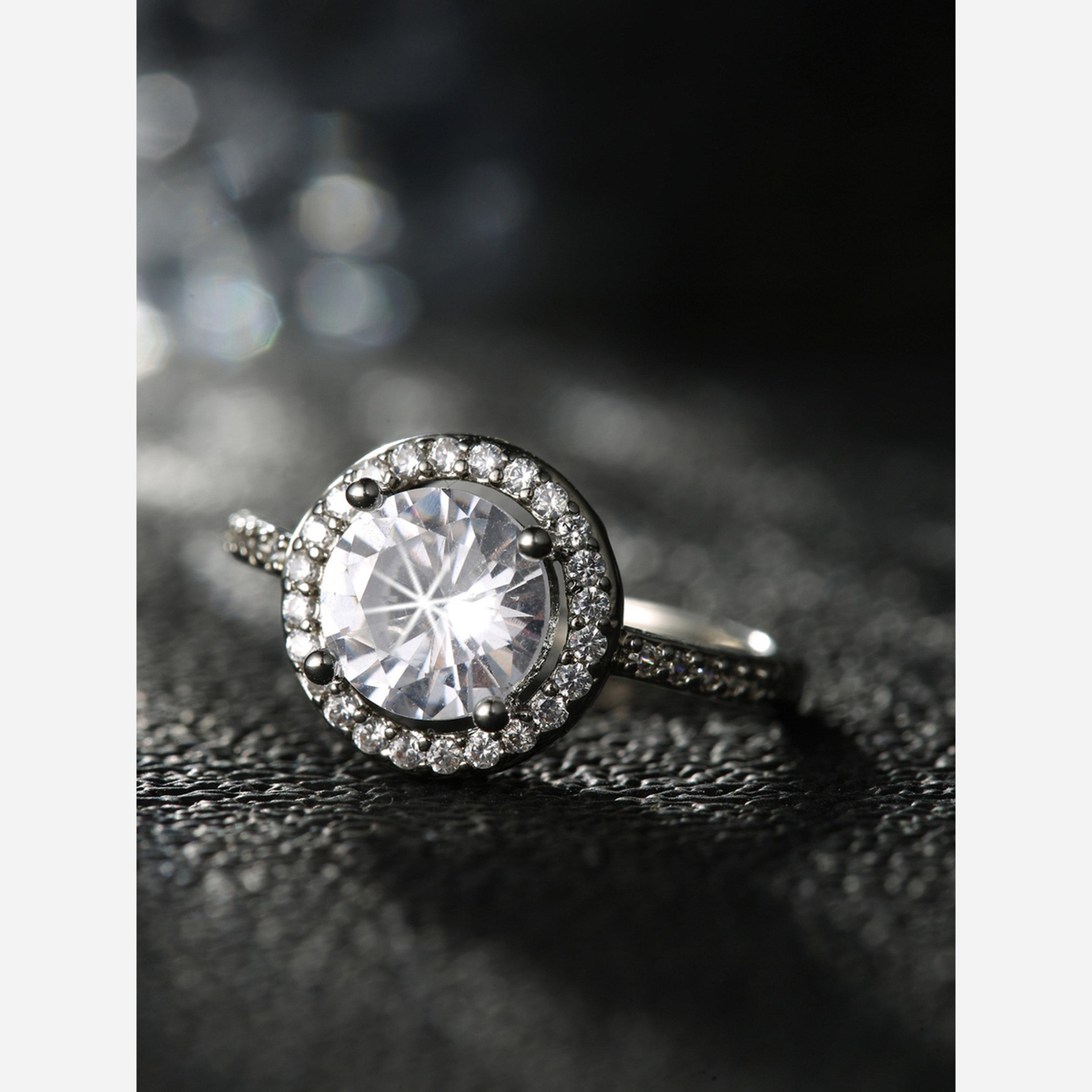 تيك تو - خاتم فضي مرصع بأحجار الراين-women-watchesandjewellery-jewellery-rings-image-4