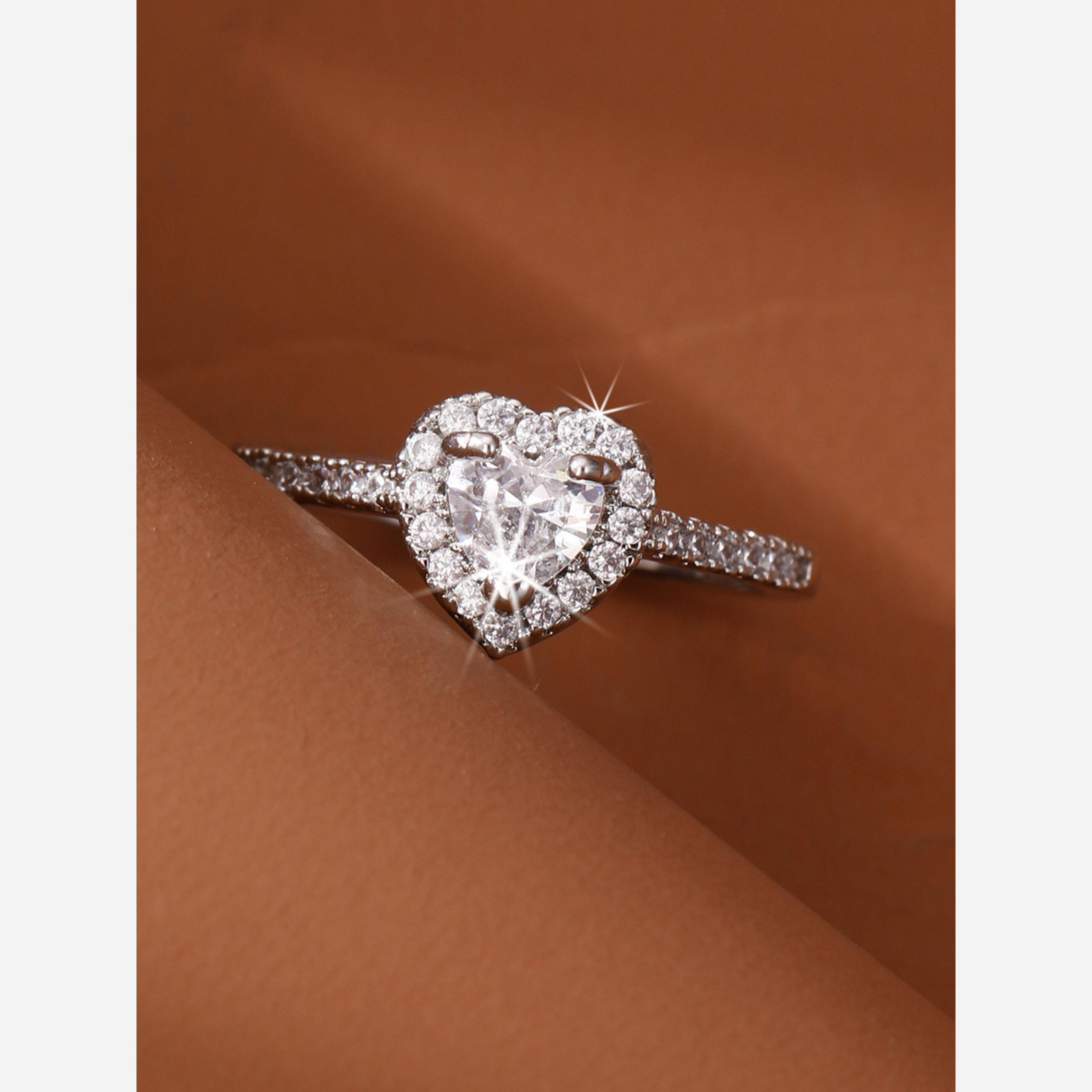 Take Two Silver Heart Rhinestone Embellished Ring-women-watchesandjewellery-jewellery-rings-image-4