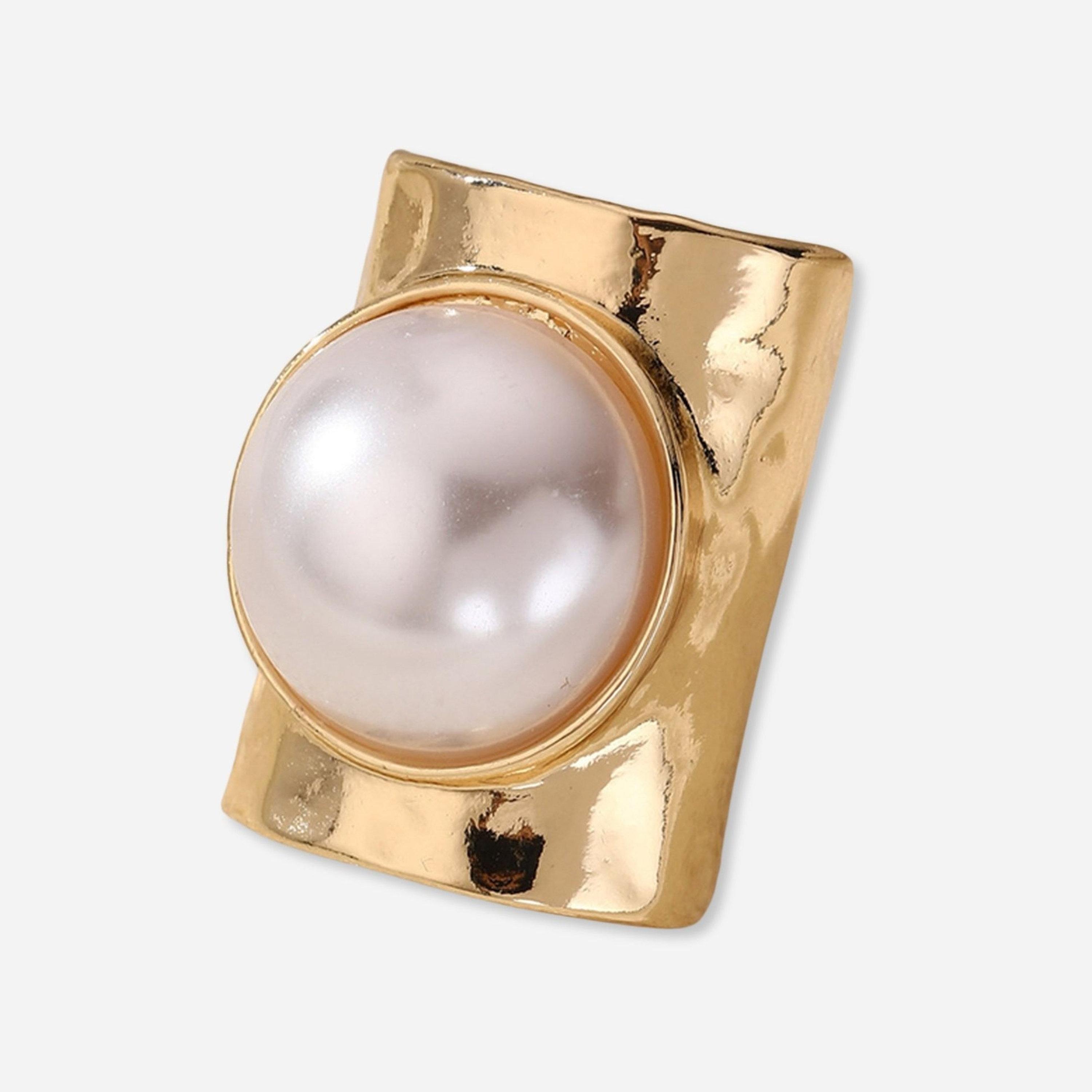 Take Two Round Faux Pearl Embellished Ring-women-watchesandjewellery-jewellery-rings-image-1