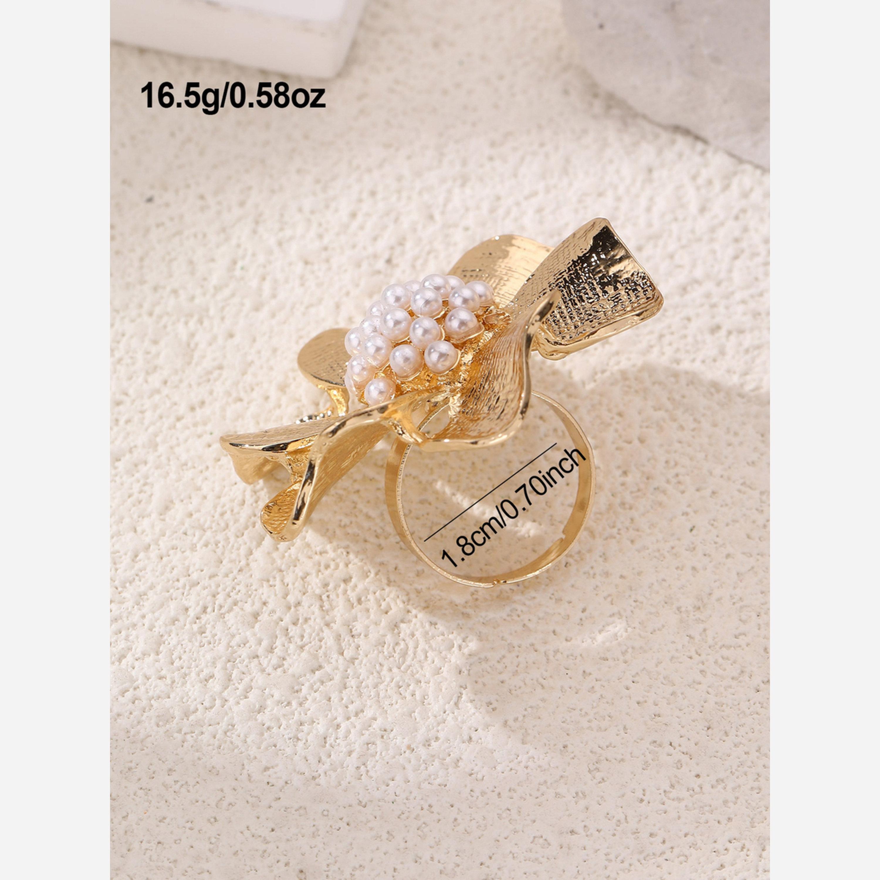Take Two Flower Faux Pearl Embellished Ring-women-watchesandjewellery-jewellery-rings-image-5