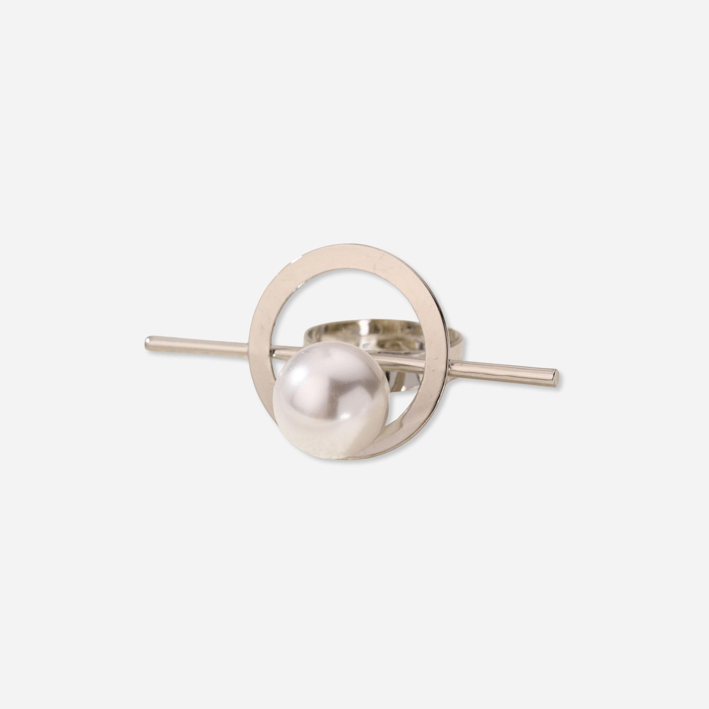Take Two Irregular Faux Pearl Embellished Ring-women-watchesandjewellery-jewellery-rings-image-1