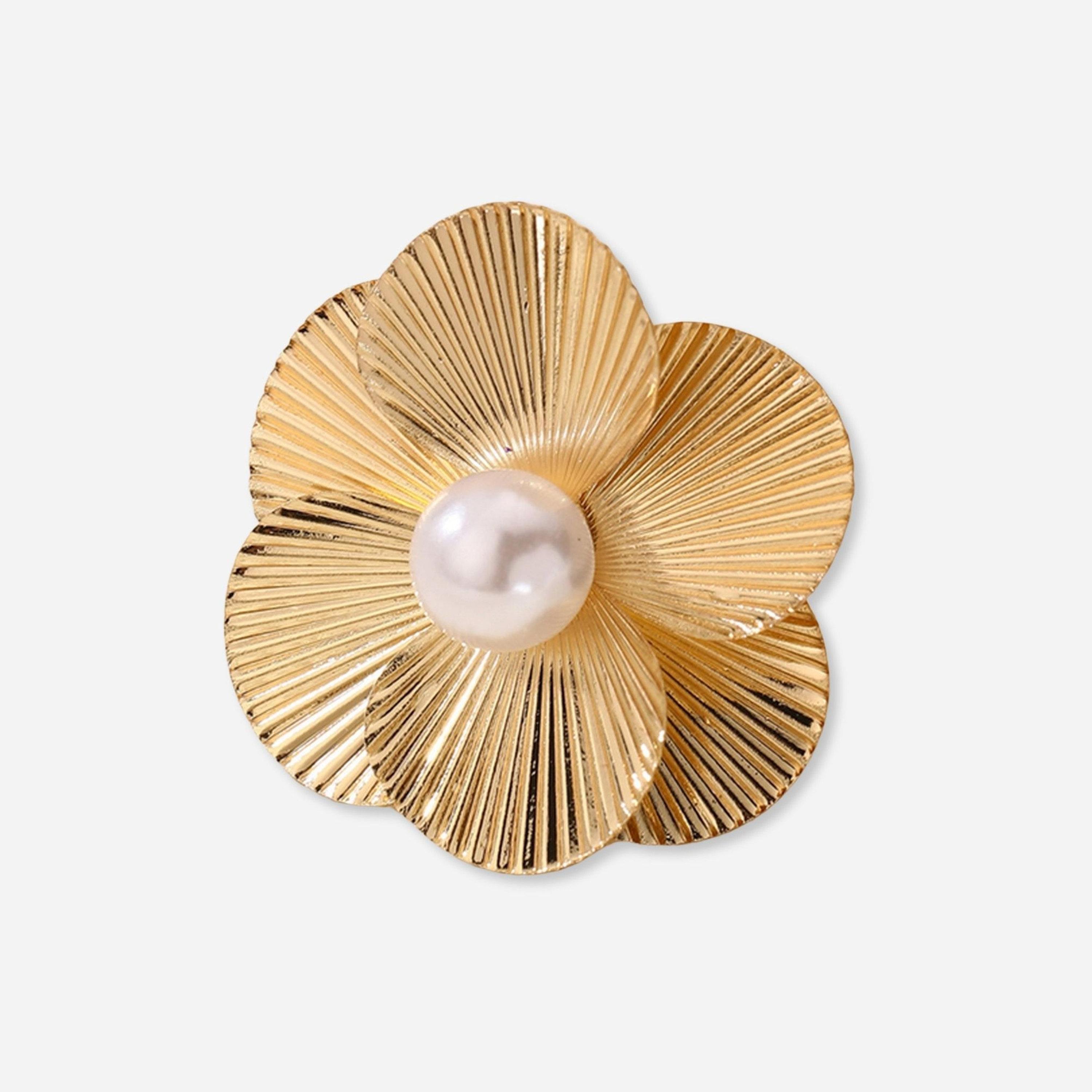 Take Two Flower Faux Pearl Embellished Ring-women-watchesandjewellery-jewellery-rings-image-1