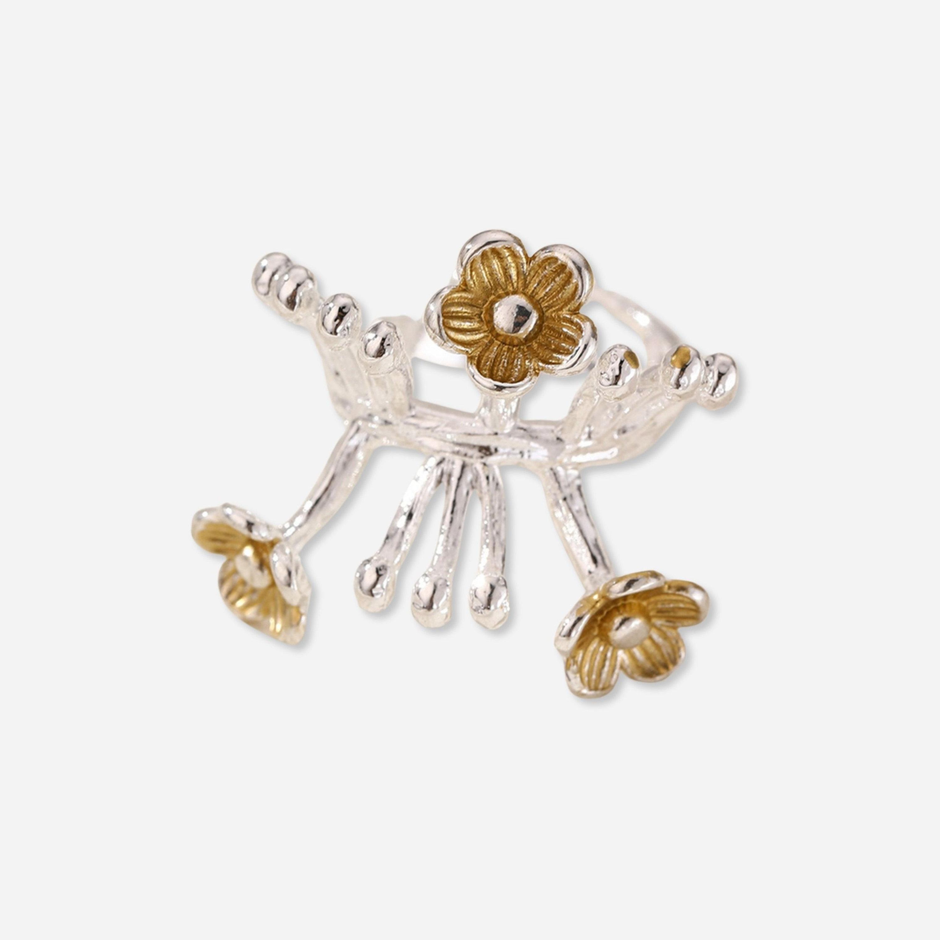 Take Two Flower Embellished Ring-women-watchesandjewellery-jewellery-rings-image-1