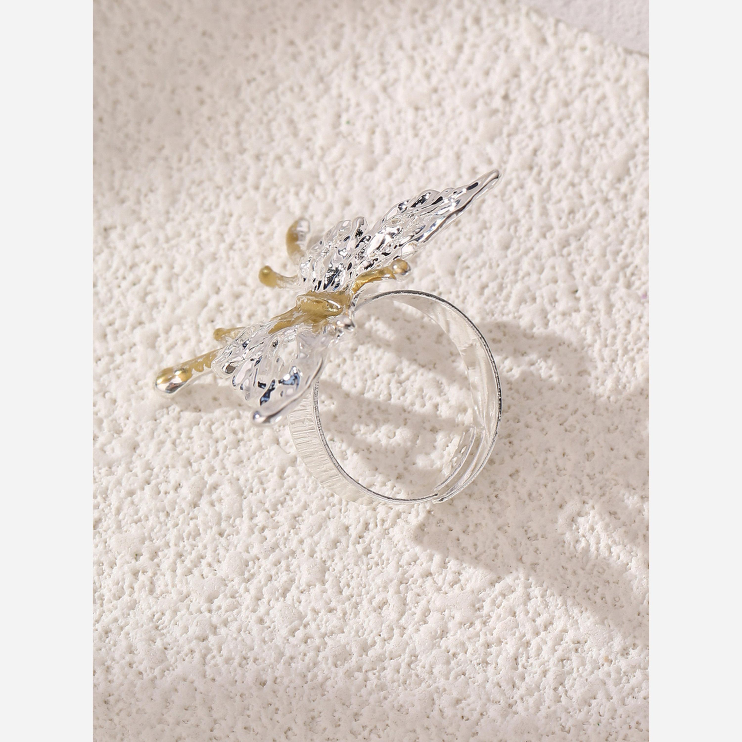 تيك تو - خاتم على شكل فراشة-women-watchesandjewellery-jewellery-rings-image-2