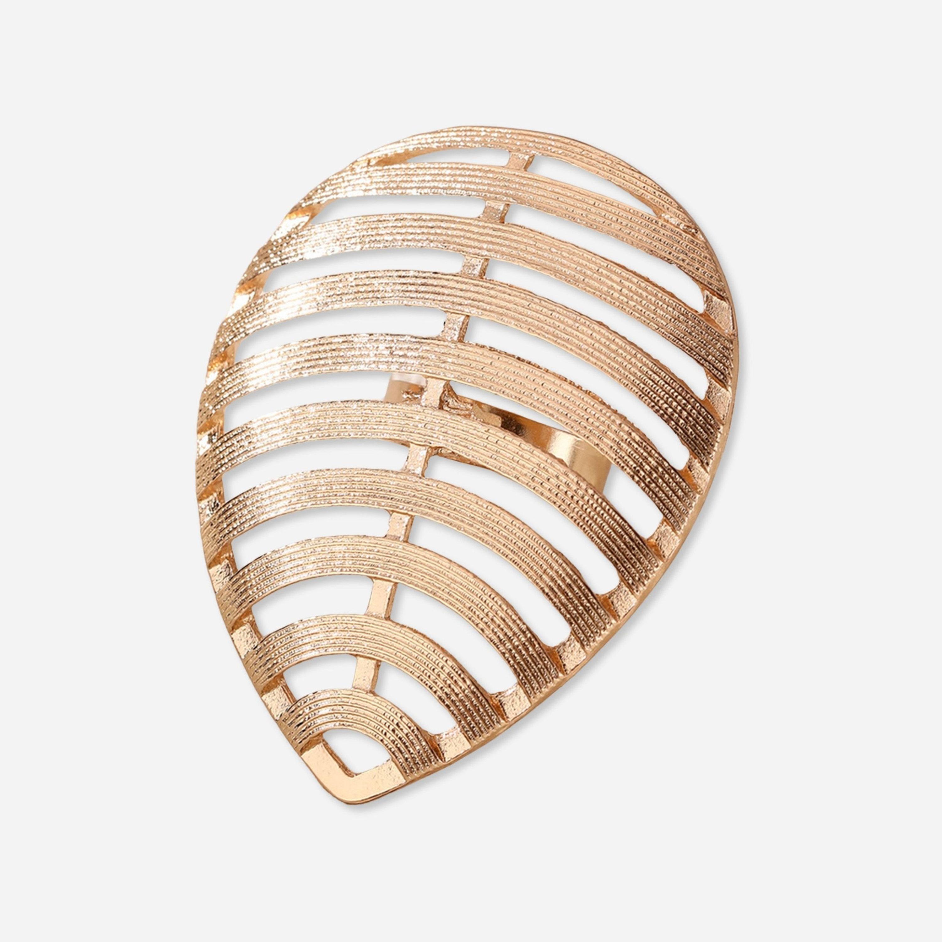 Take Two Teardrop Shaped Hollow Carved Ring-women-watchesandjewellery-jewellery-rings-image-1