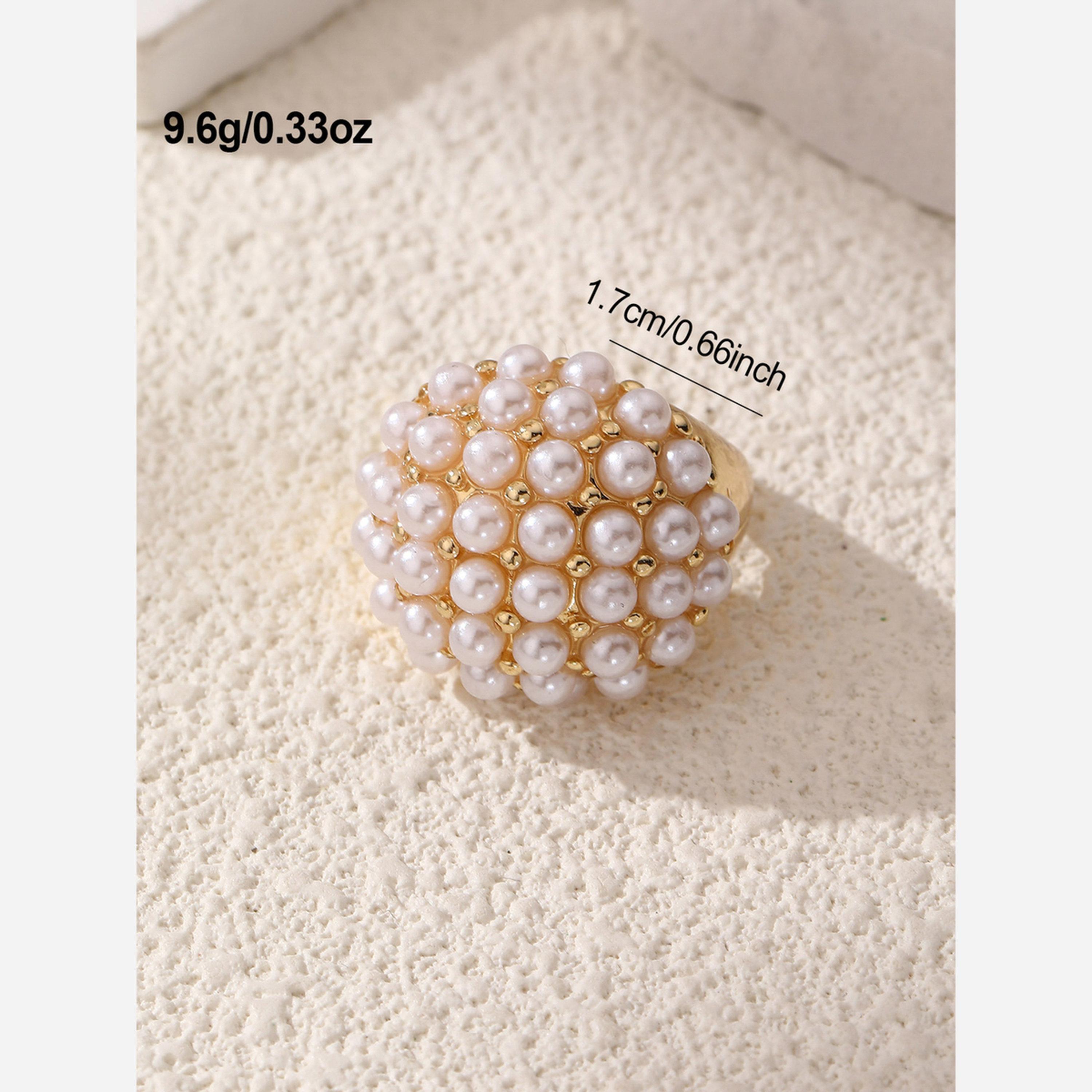 Take Two Faux Pearl Embellished Ring-women-watchesandjewellery-jewellery-rings-image-3