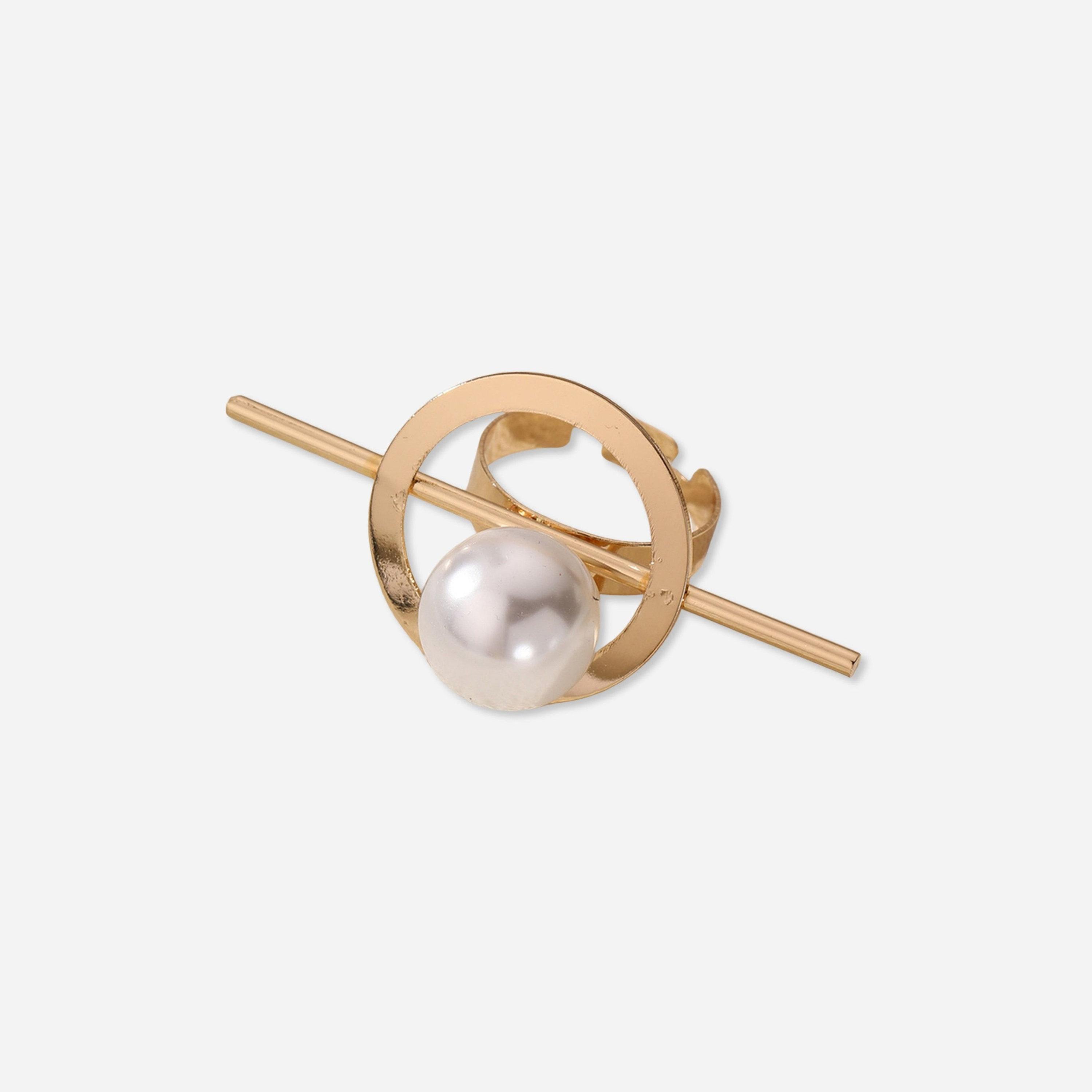 Take Two Irregular Faux Pearl Embellished Ring-women-watchesandjewellery-jewellery-rings-image-1