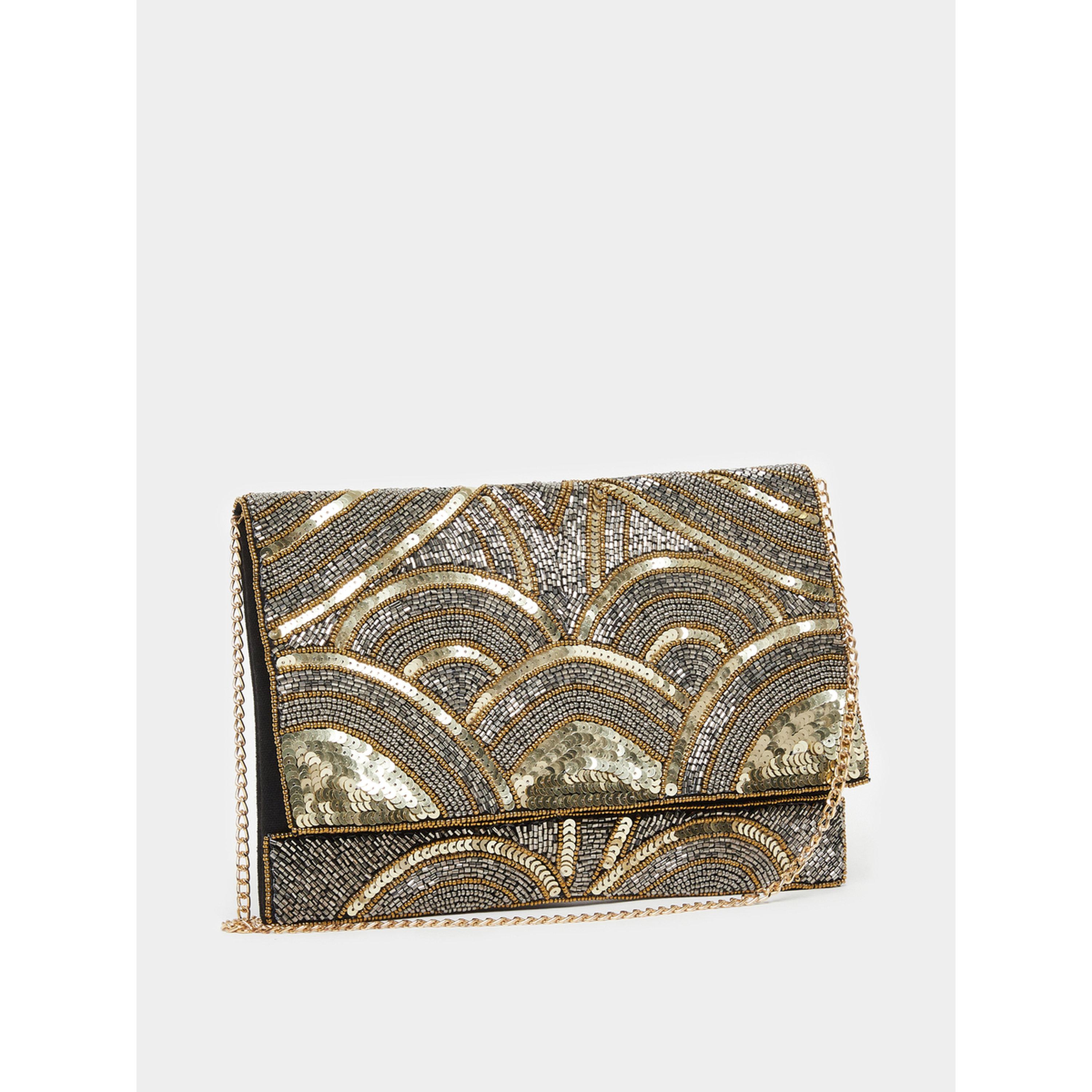 حقيبة كلاتش ذهبية بالترتر-women-bagsandwallets-handbags-image-1
