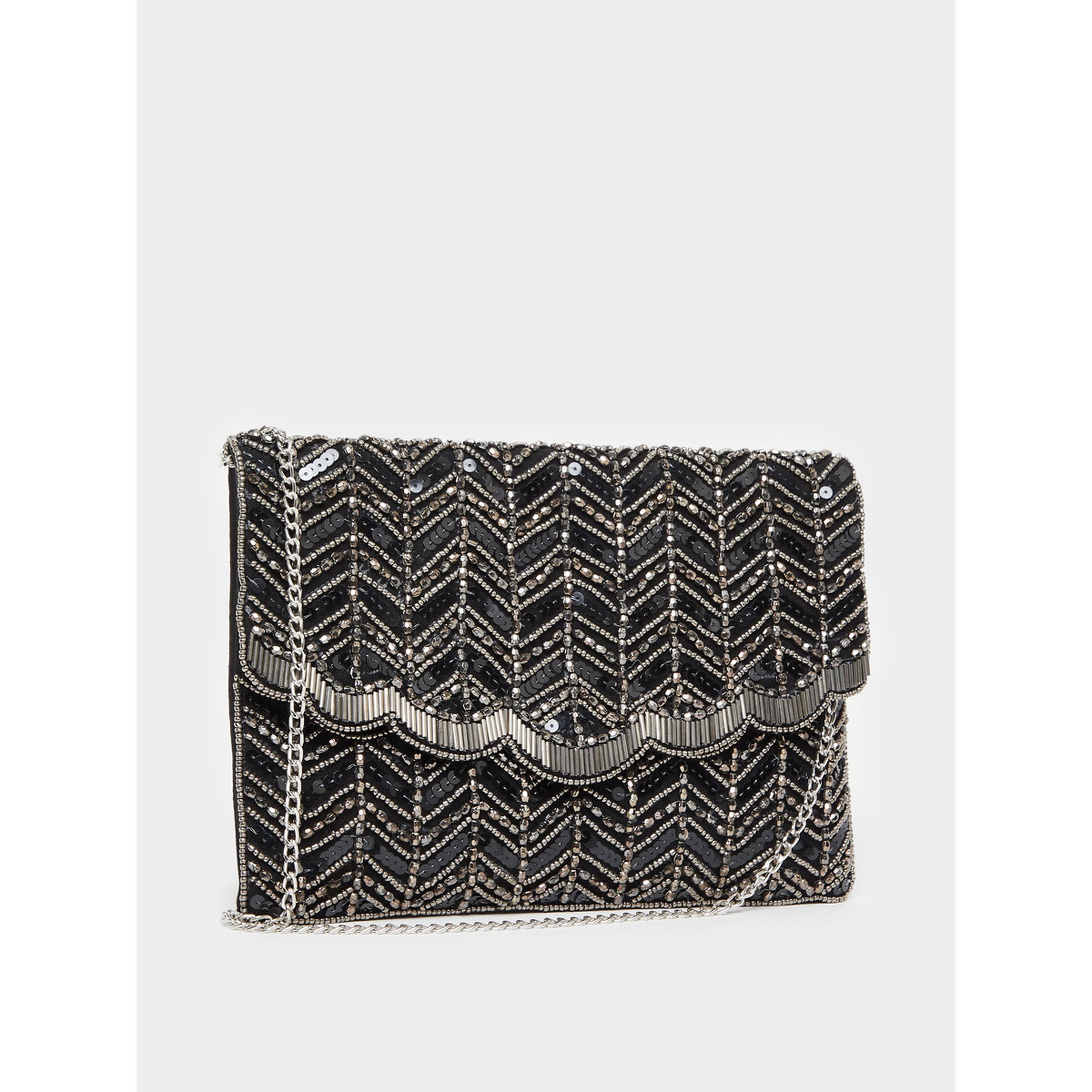 حقيبة كلاتش سوداء مزينة-women-bagsandwallets-handbags-image-1