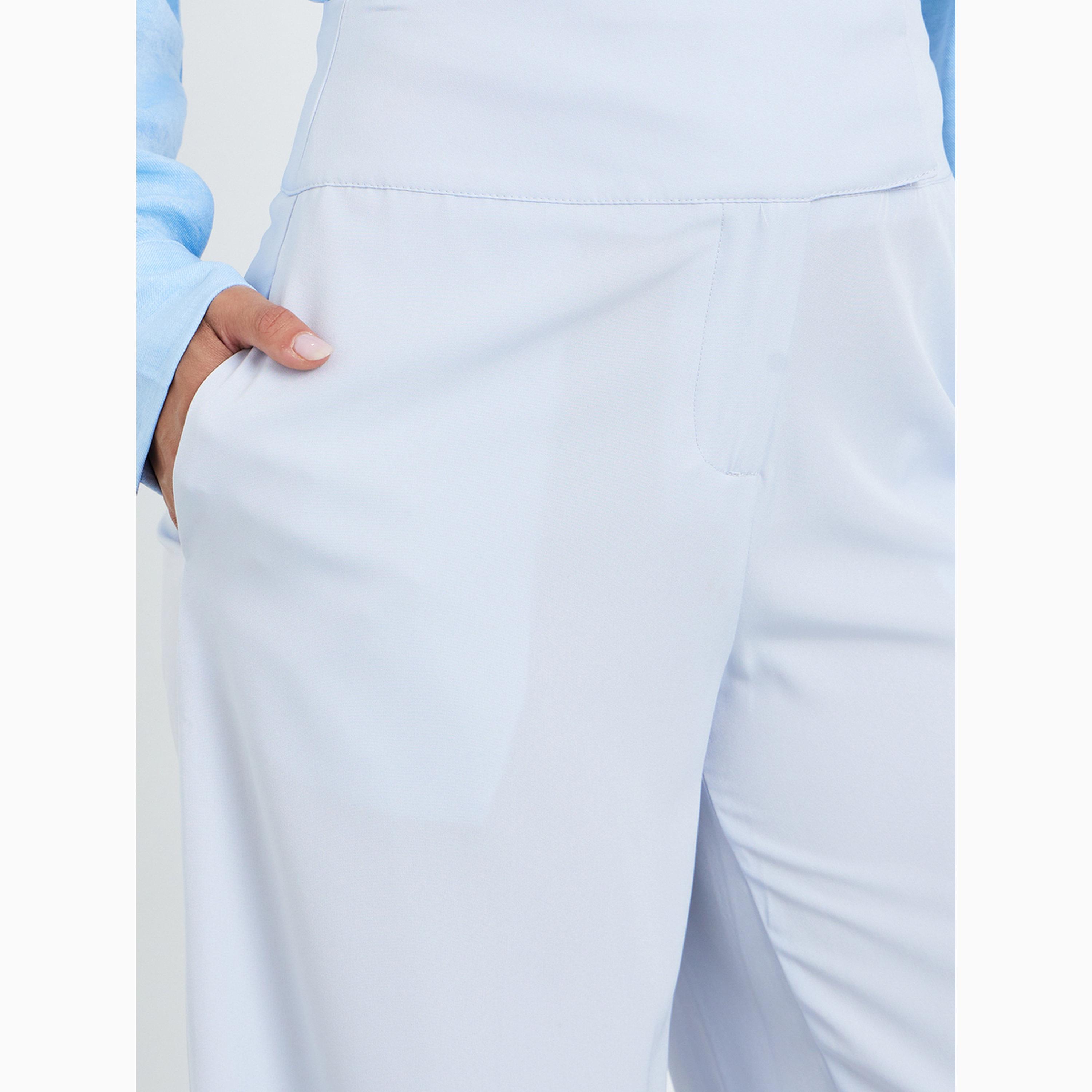بنطال سادة بأرجل واسعة-women-clothing-bottoms-joggers-image-3