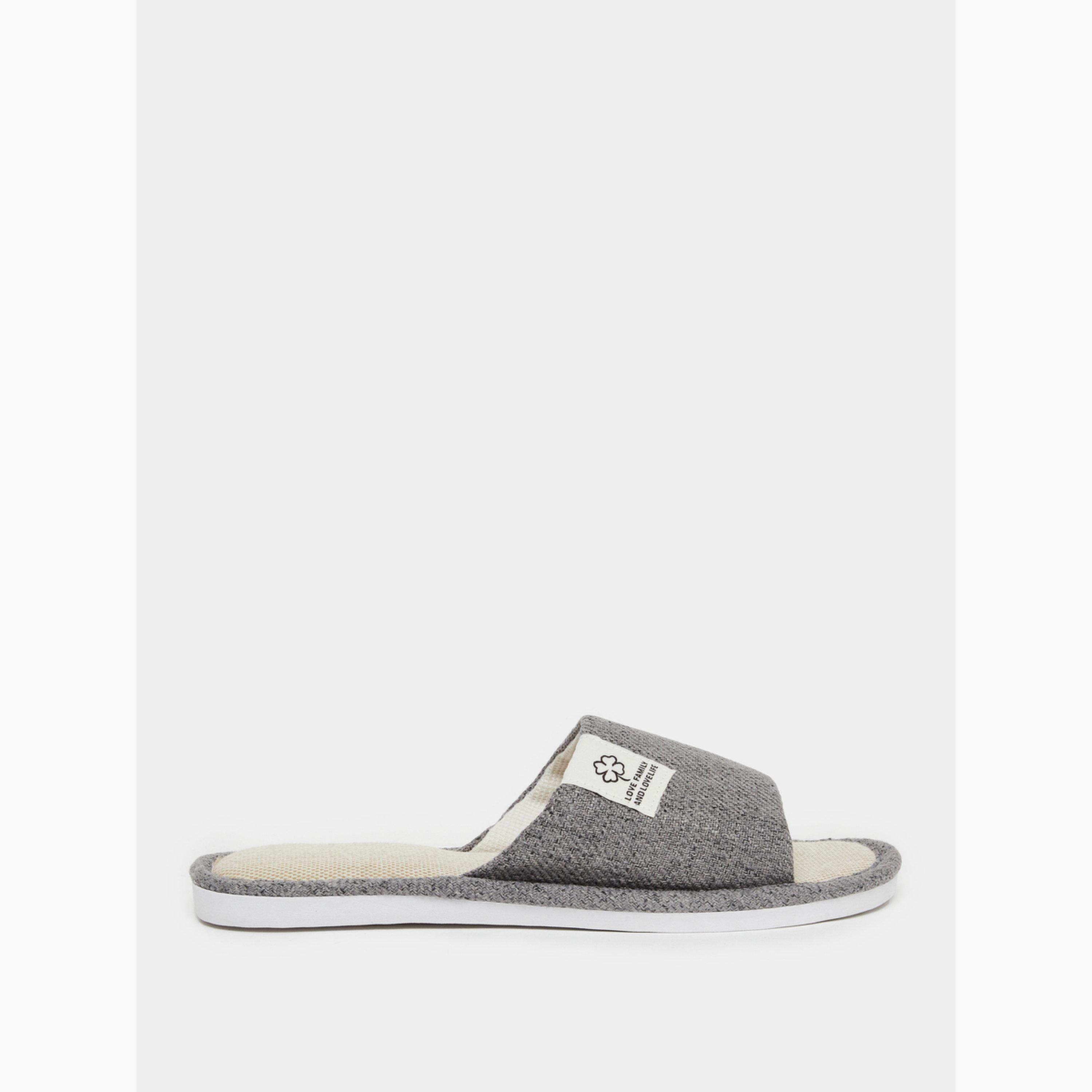 Styli Men Grey Bedroom Slippers-men-shoes-flipflopsandslides-image-2