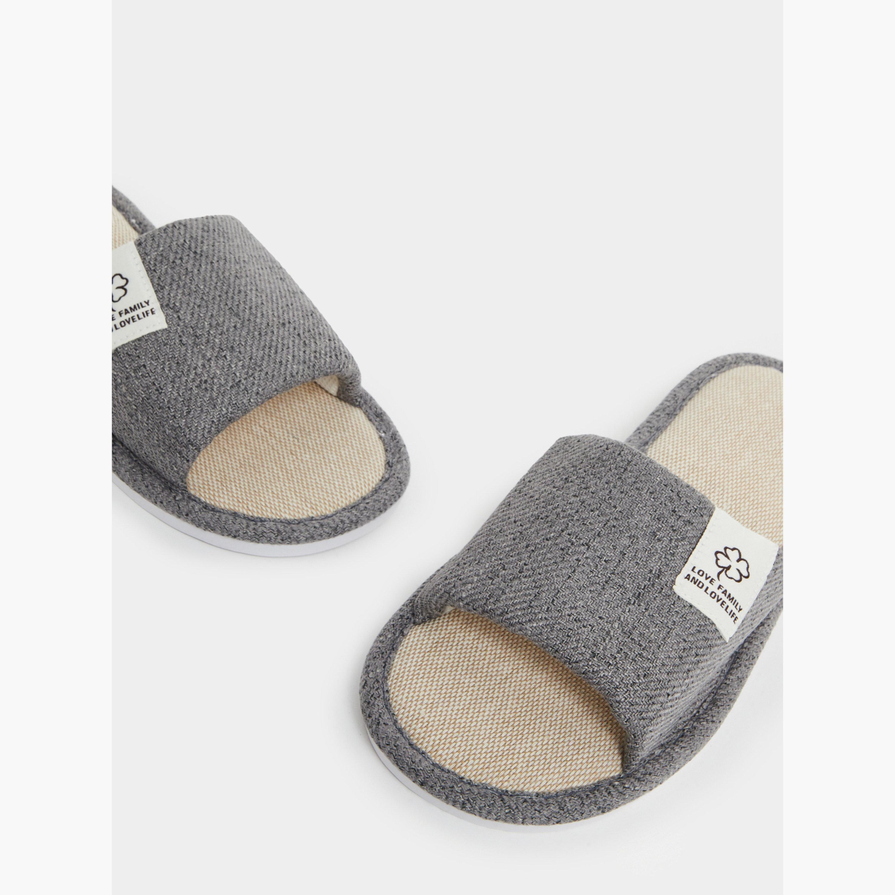 Styli Men Grey Bedroom Slippers-men-shoes-flipflopsandslides-image-3