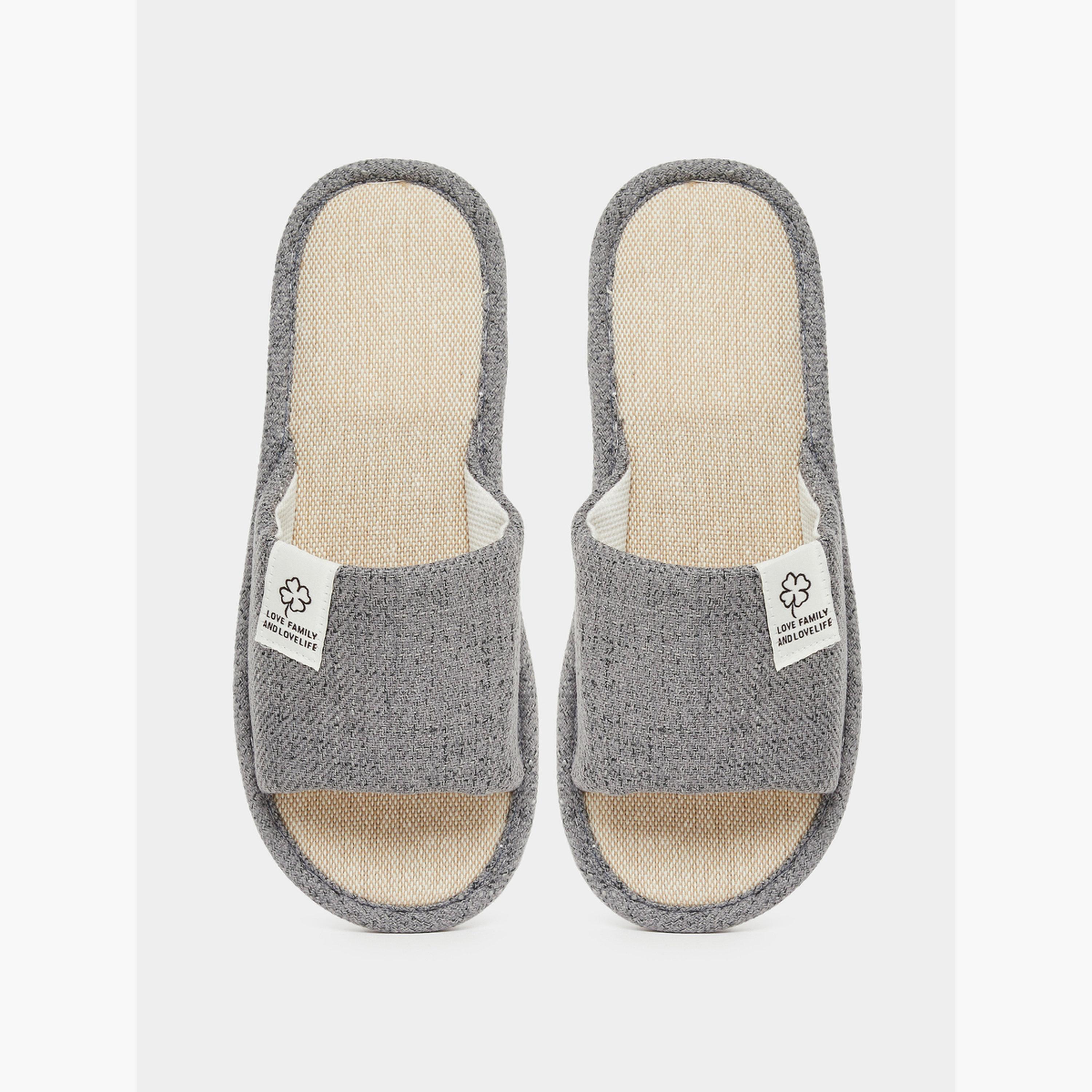 Styli Men Grey Bedroom Slippers-men-shoes-flipflopsandslides-image-5