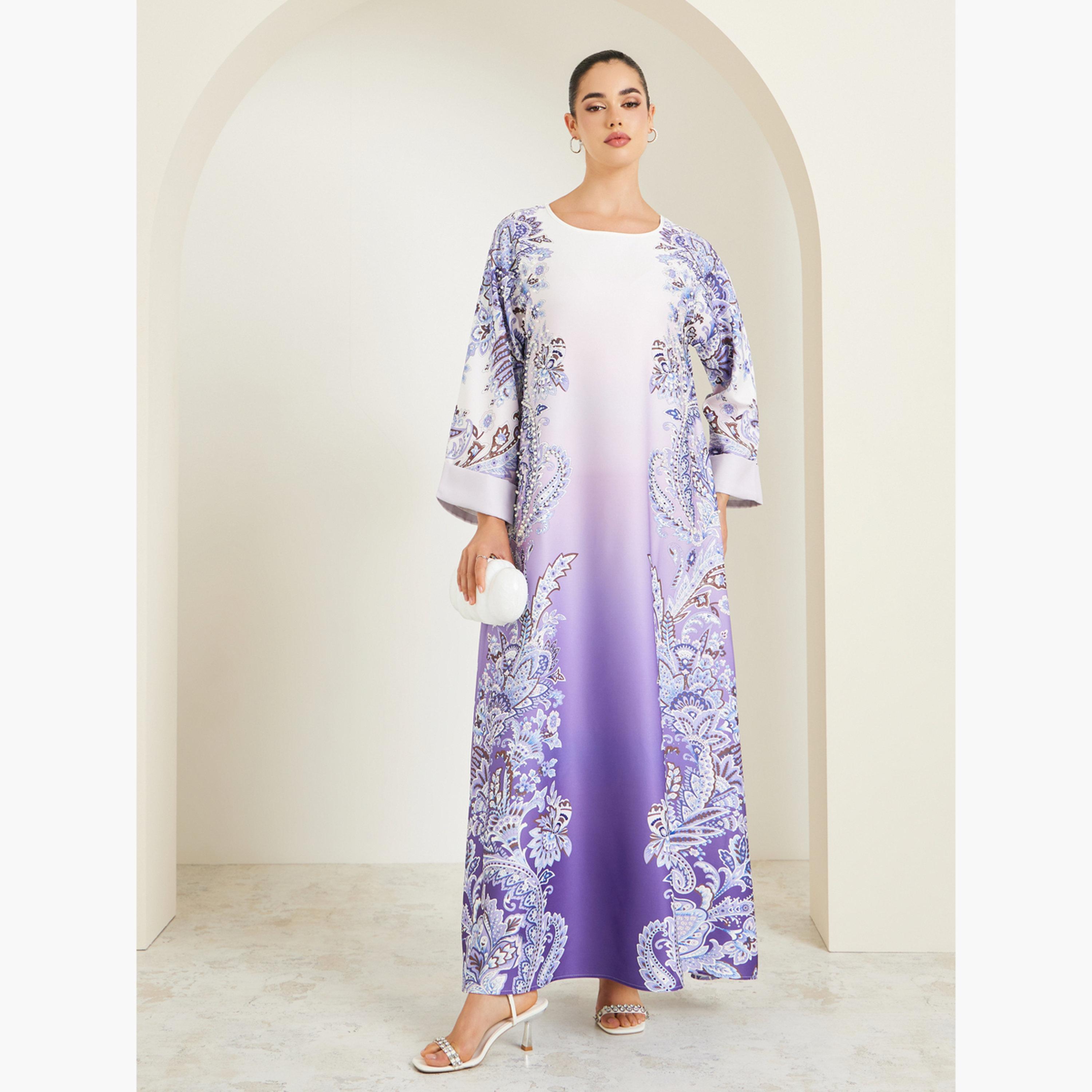 جلابية بيزلي بنمط متدرج-women-arabicclothing-jalabiyas-image-3
