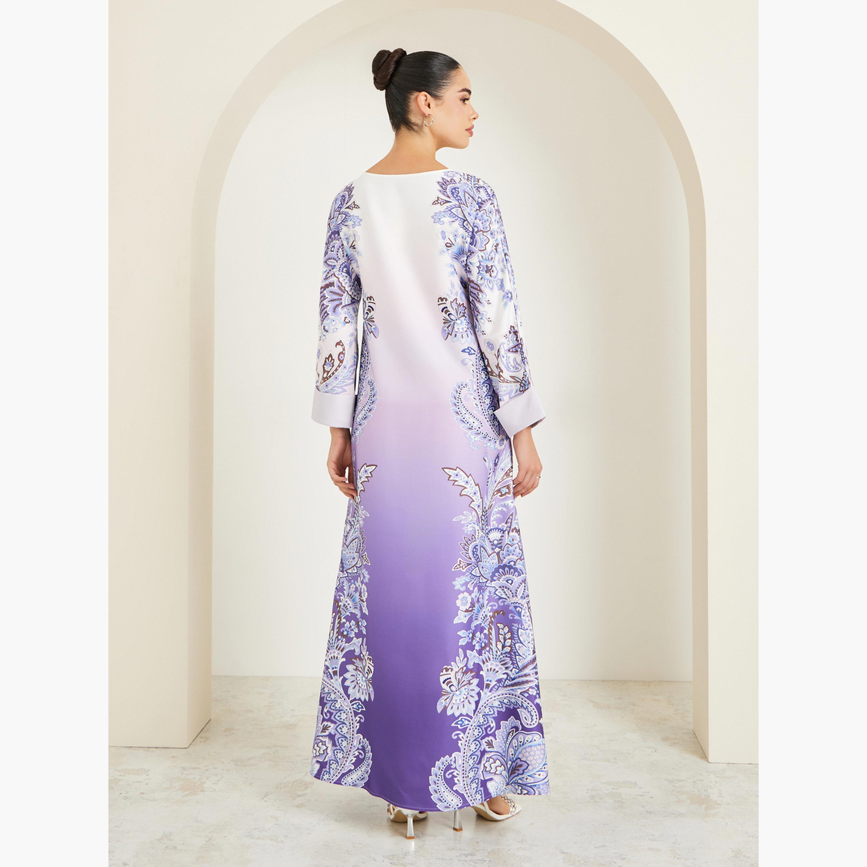 جلابية بيزلي بنمط متدرج-women-arabicclothing-jalabiyas-image-5