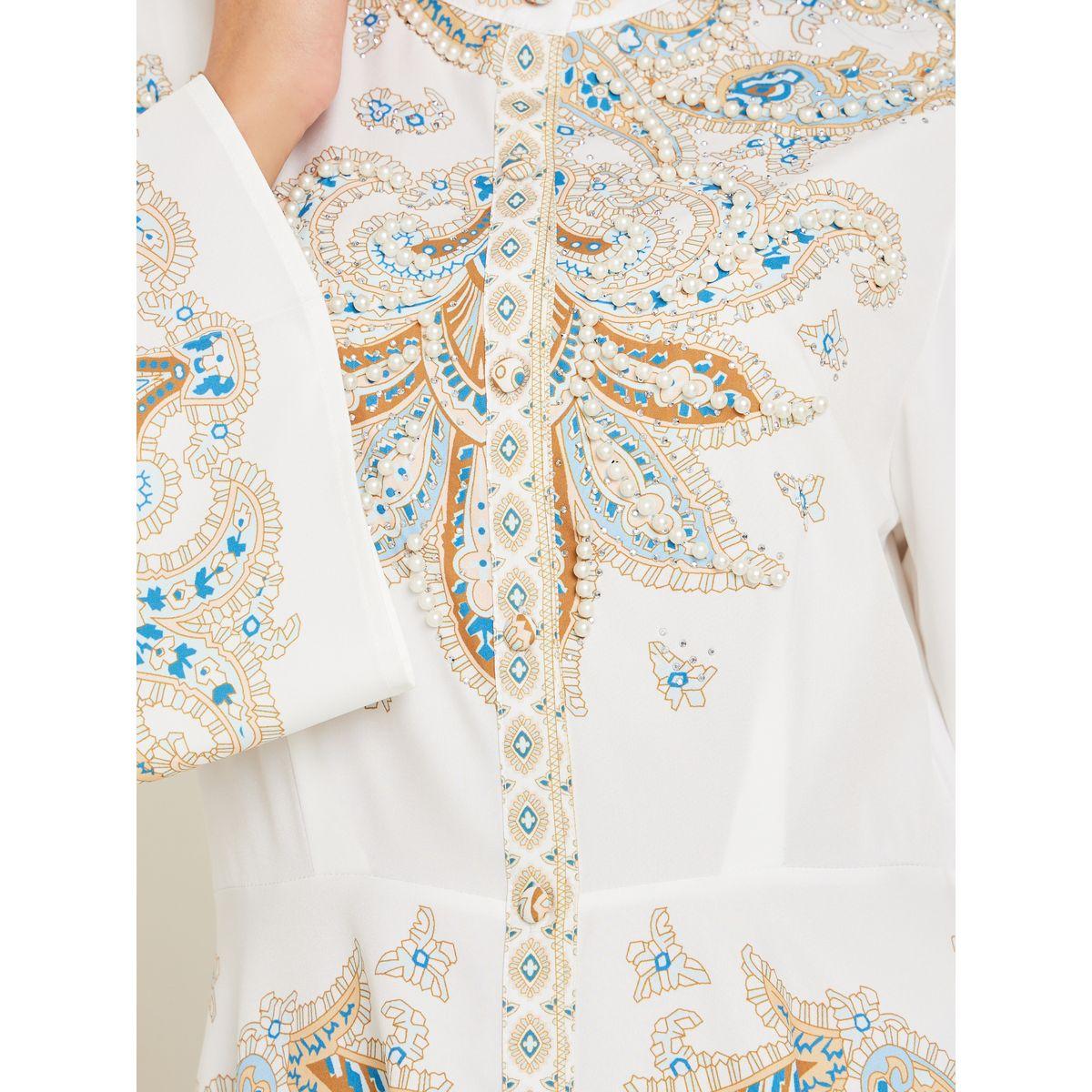 Styli Women Placement Print Jalabiya with Pearl Embellishment-women-arabicclothing-jalabiyas-image-4
