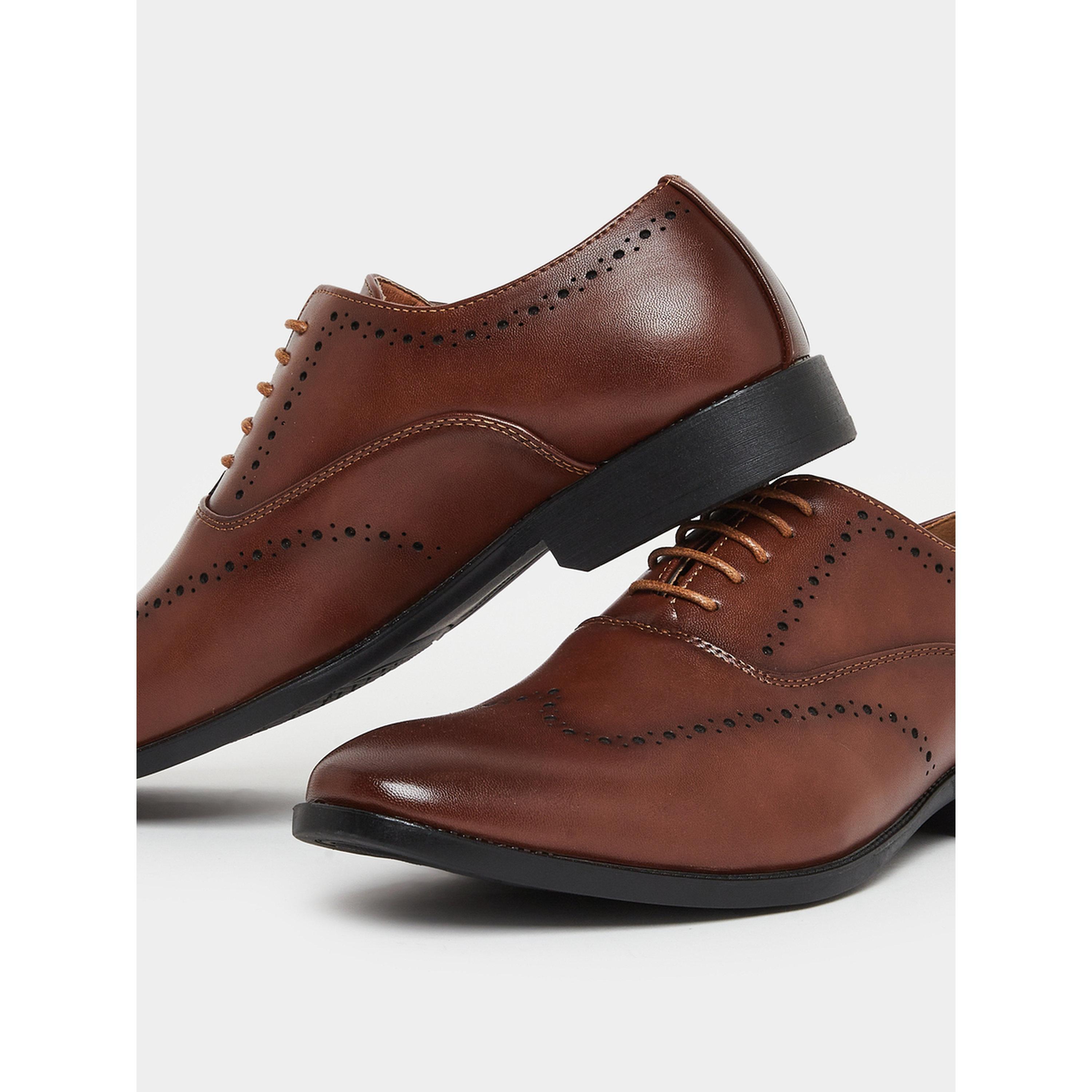 Styli Men Brown Leather Oxford Shoes-men-shoes-formalshoes-image-3