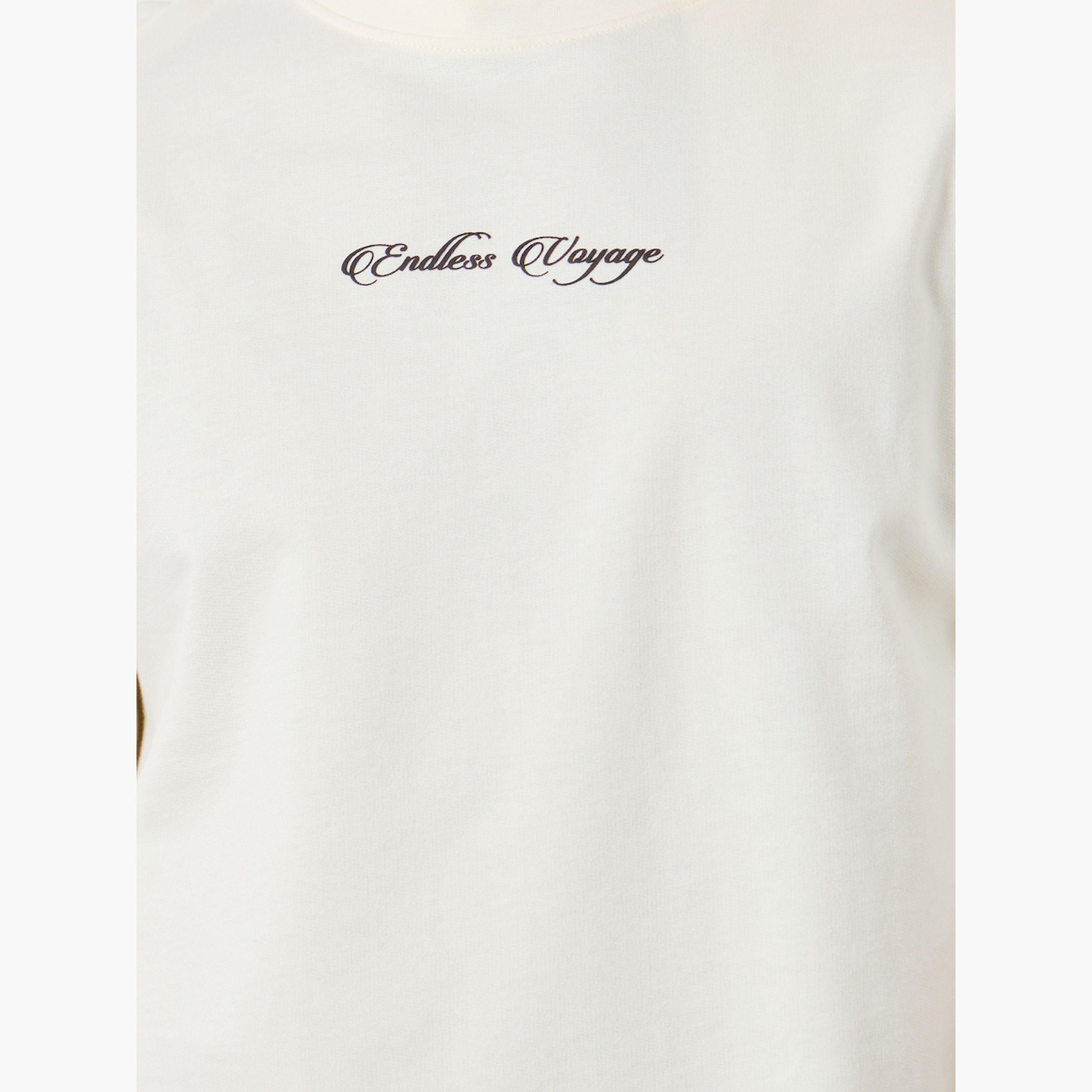 Styli Men Cream Graphic Print Oversized T-Shirt-men-clothing-tshirtsandpolos-tshirts-image-4
