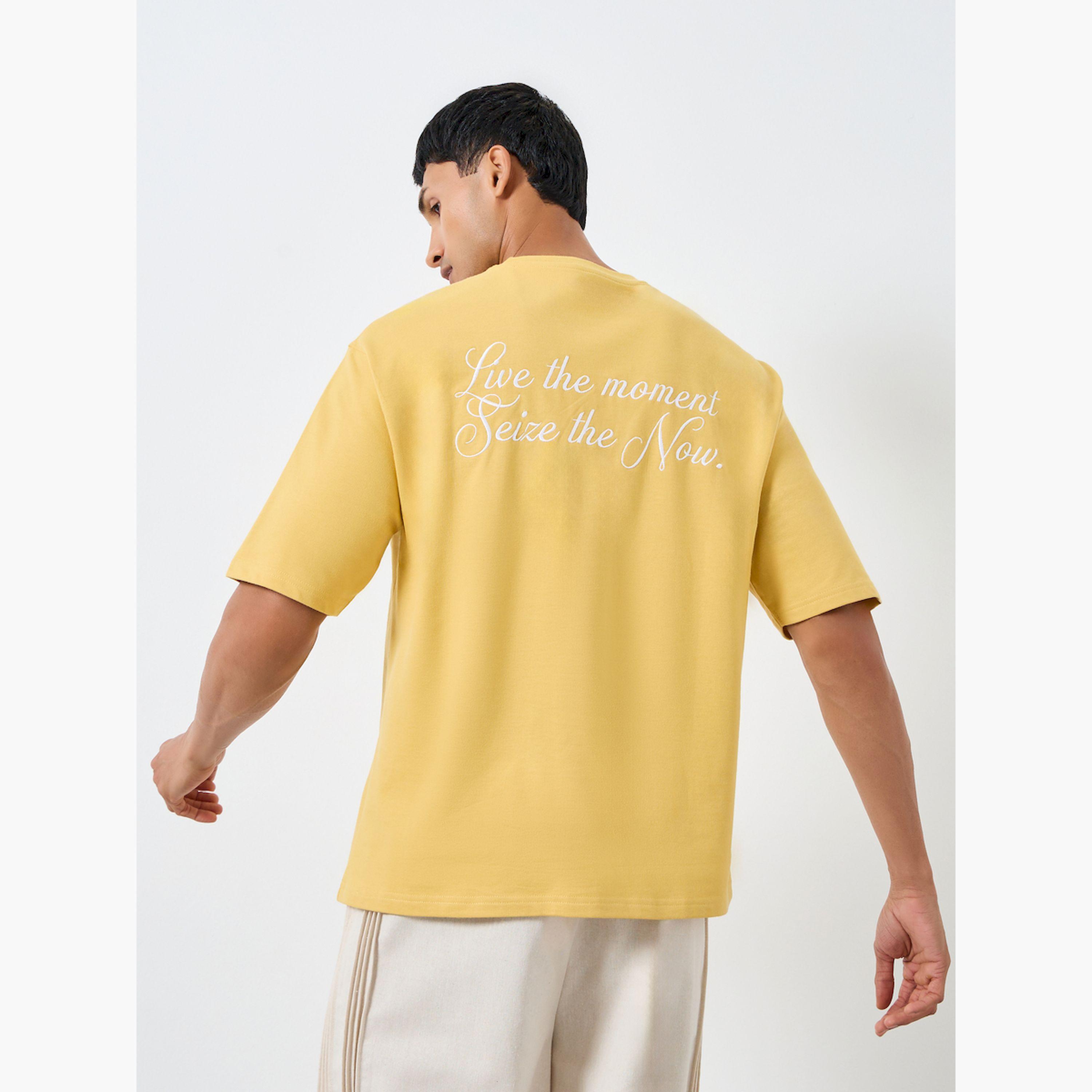 Styli Men Embroidered Slogan Oversized T-Shirt-men-clothing-tshirtsandpolos-tshirts-image-3