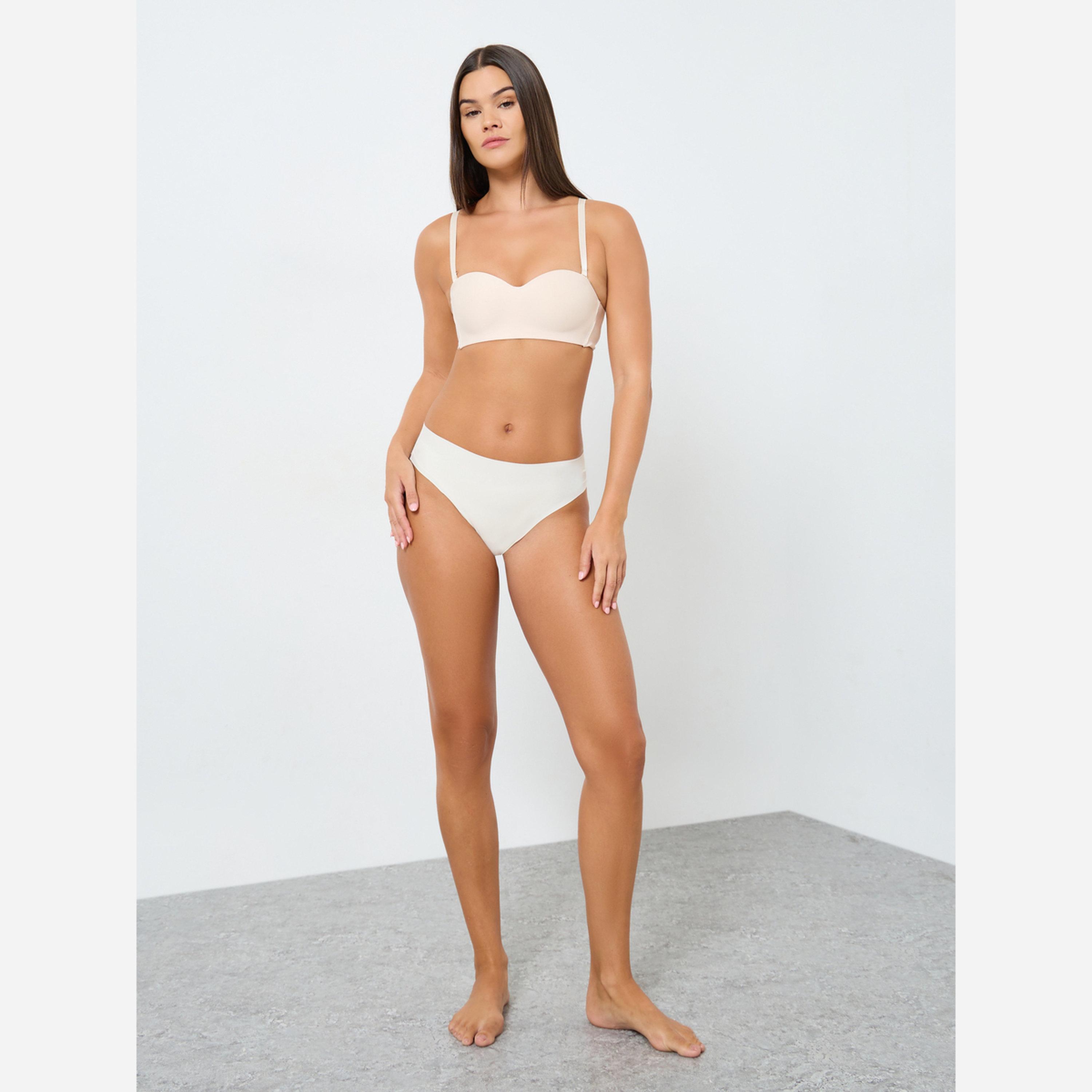 Styli Pack of 3 - Padded Non Wired Balconette Bra with Detachable Strap-women-clothing-lingerie-bras-image-3