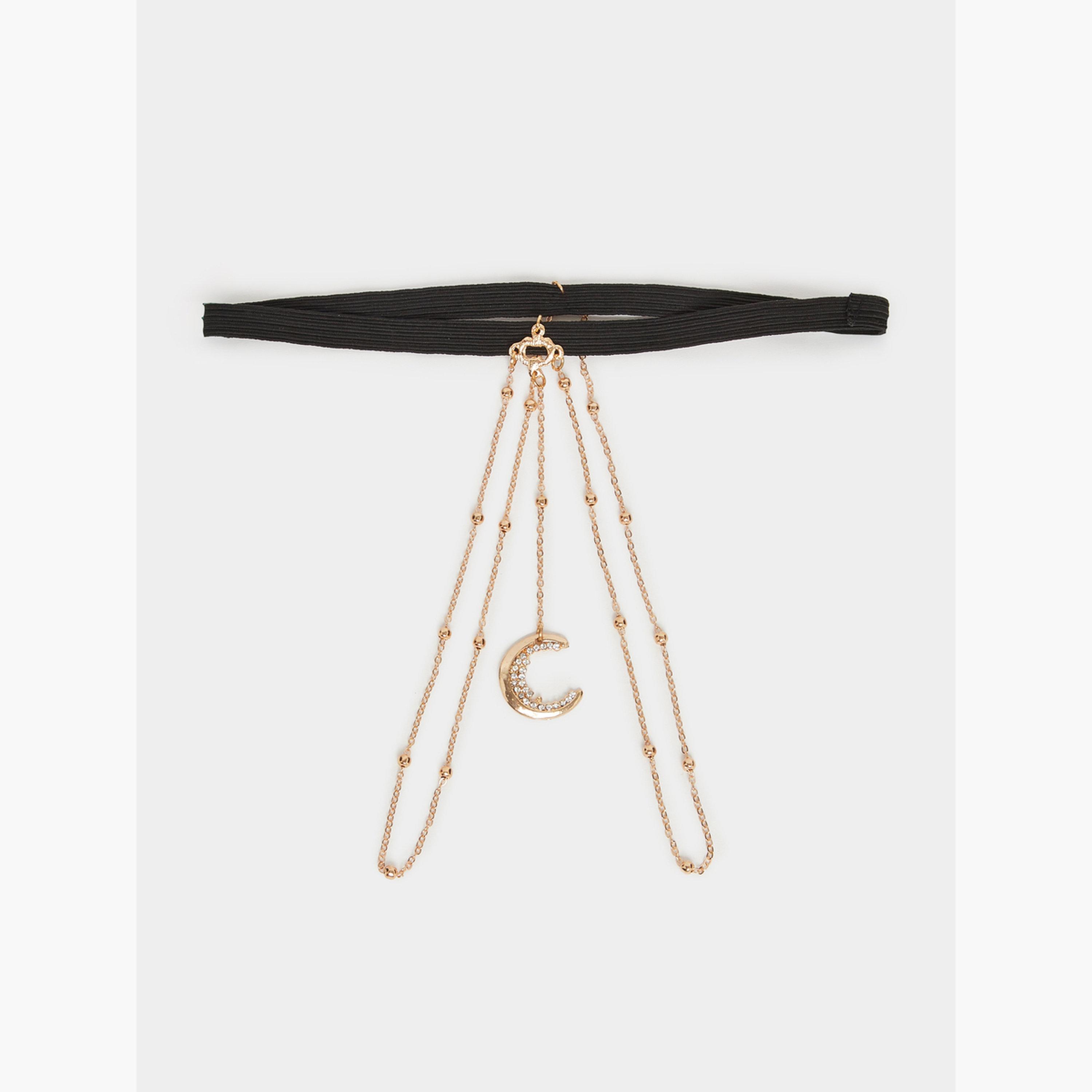 Styli Gold Moon Chain Garter-women-clothing-lingerie-lingerieaccessories-image-1