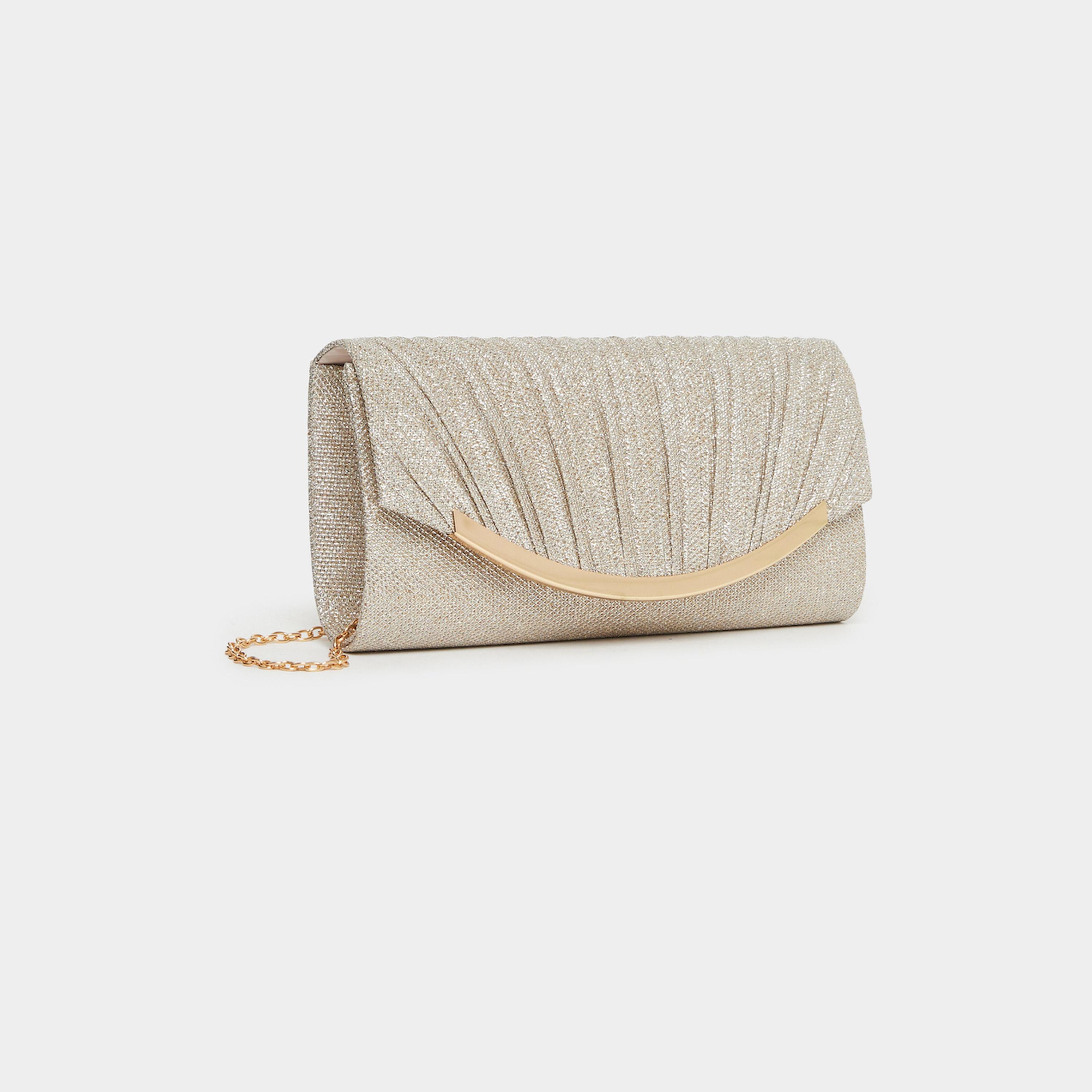 شنطة كلاتش بلا مقبض يد مع حمالة بنمط سلسلة-women-bagsandwallets-handbags-image-1