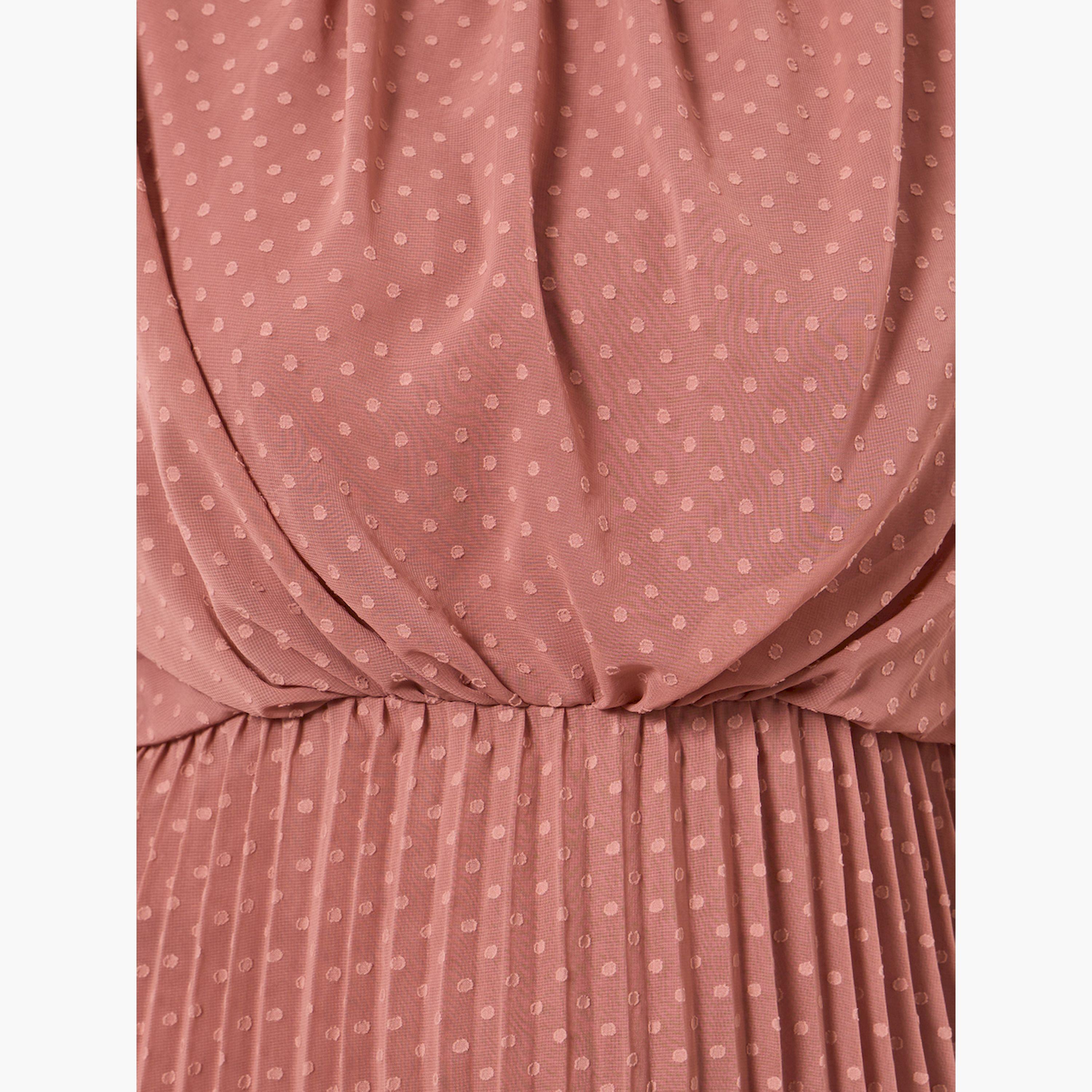 Styli Plus Size Pink Pleated A-Line Maxi Dress-women-clothing-dresses-image-5
