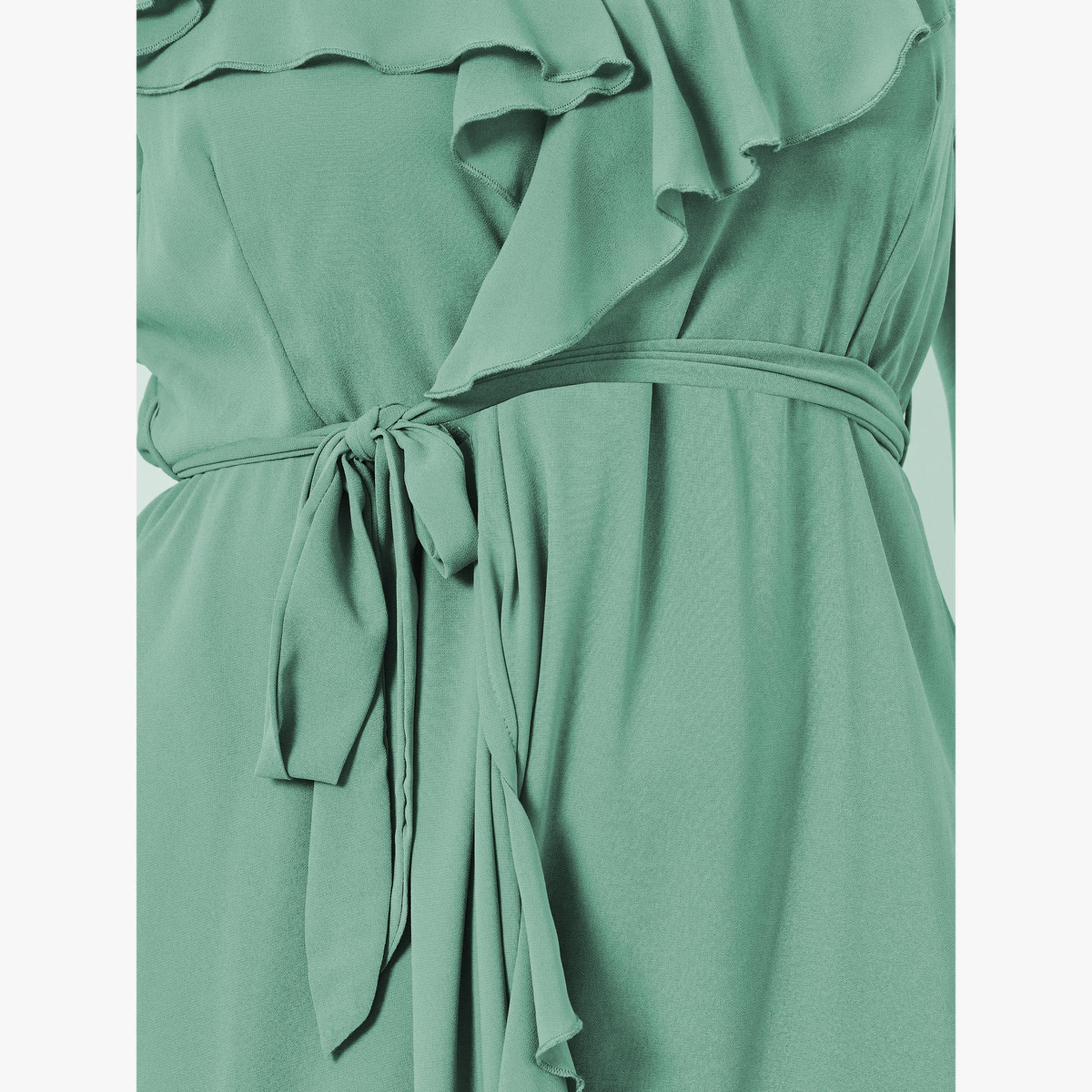 فستان طويل مقاس كبير بتفاصيل مكشكشة-women-clothing-dresses-image-5