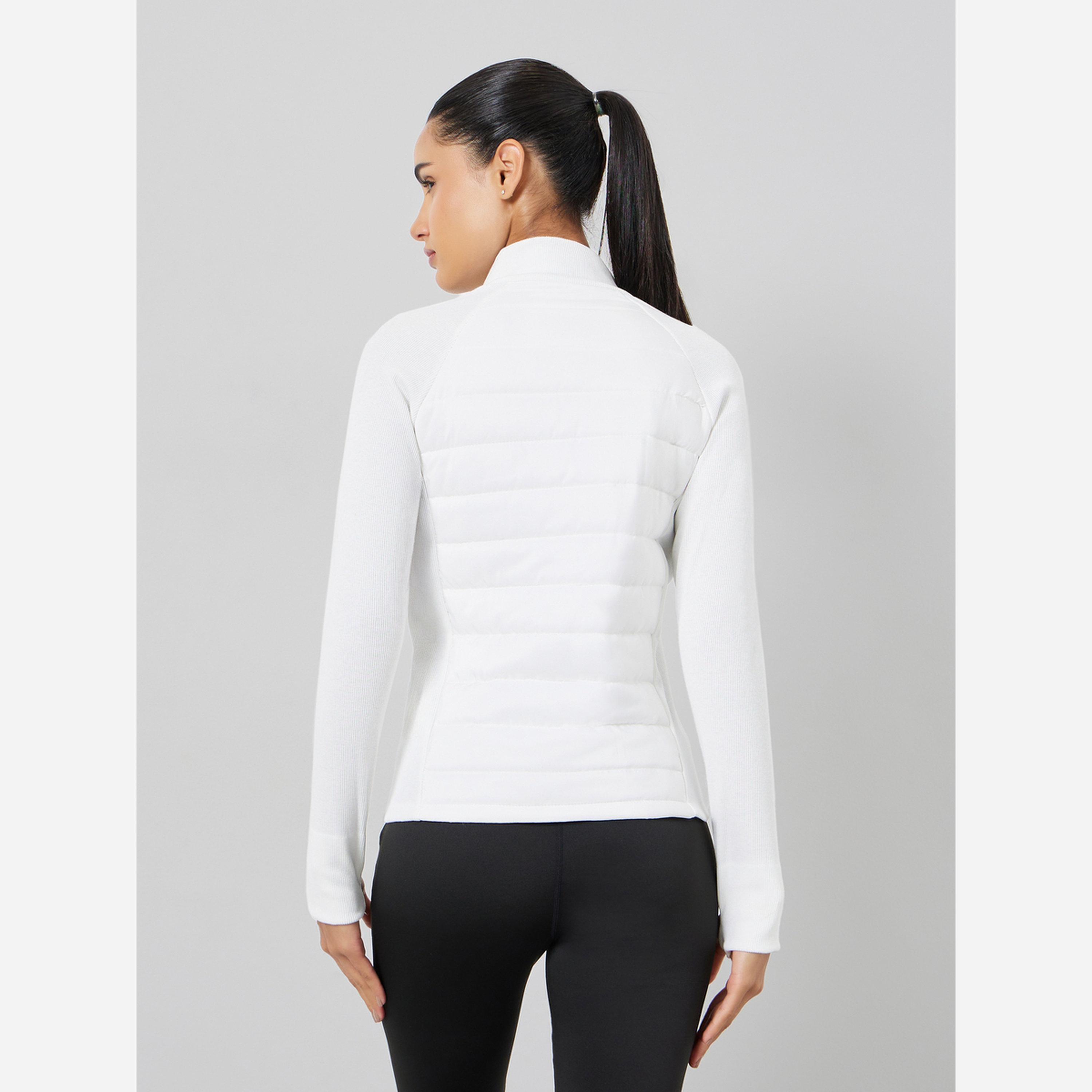 Styli Solid Long Sleeve Thumbhole Detail Padded Jacket-women-clothing-sportswearandactivewear-coatsandjackets-jackets-image-4