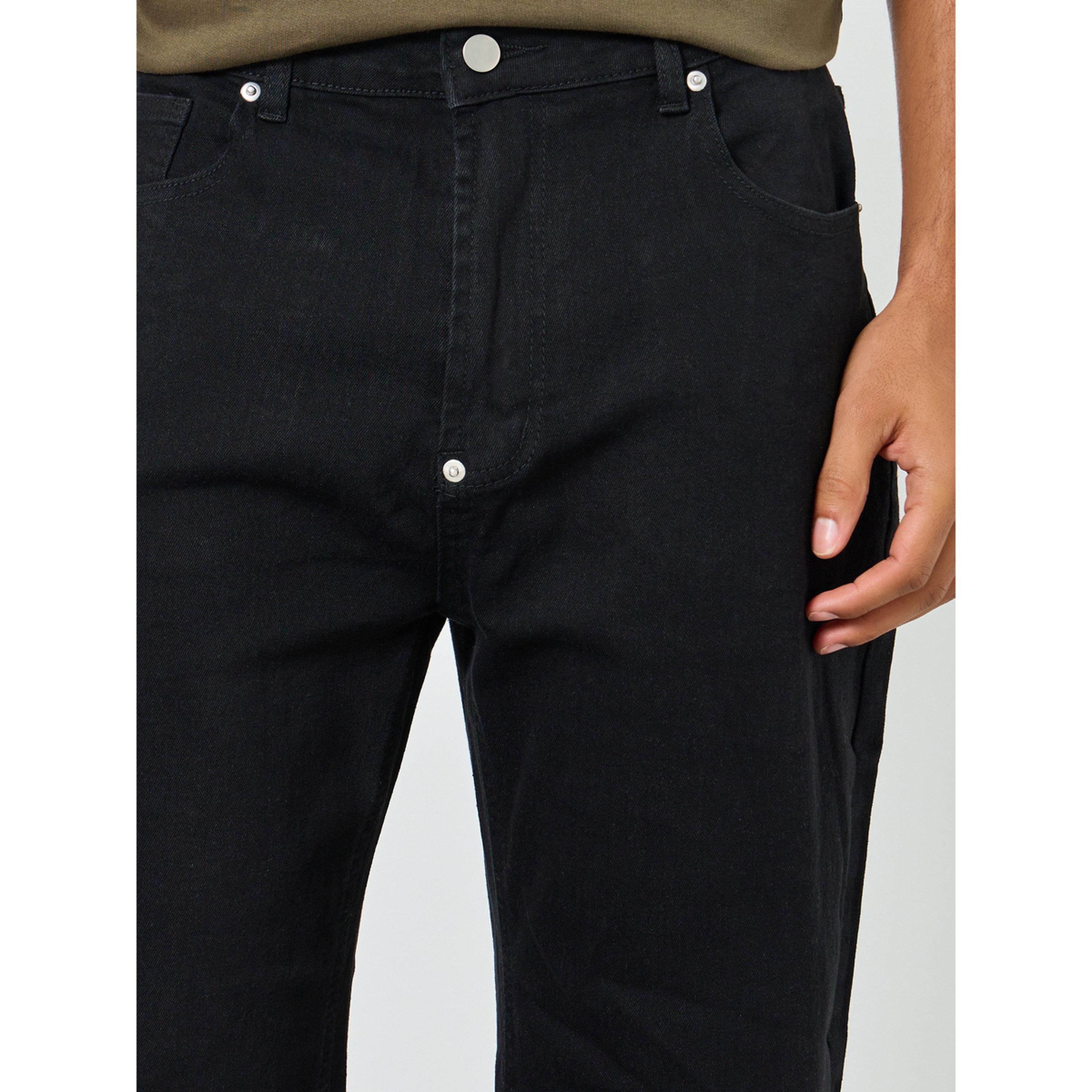 جينز سادة بقصة كاربنتر للرجال-men-clothing-bottoms-jeans-image-3