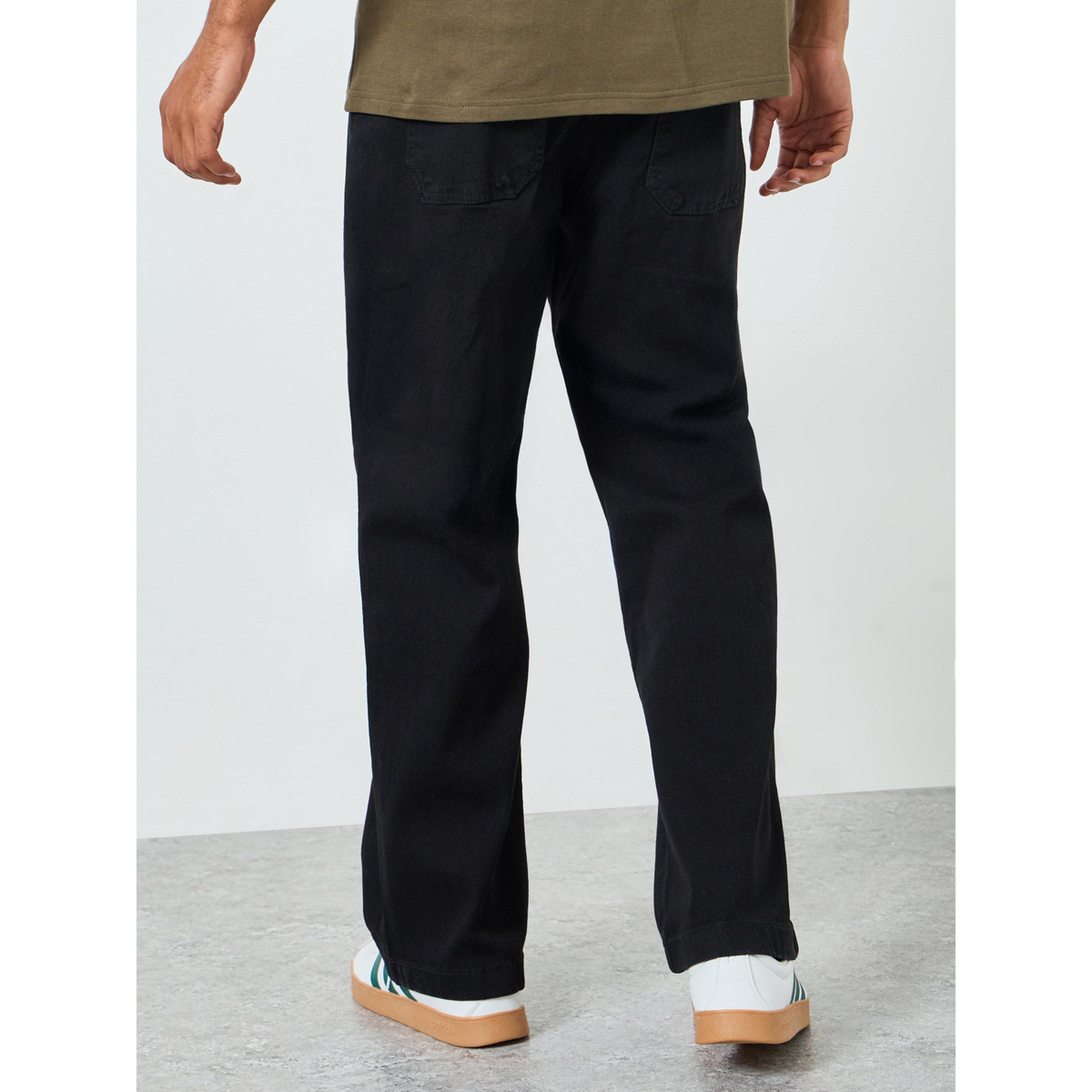 جينز سادة بقصة كاربنتر للرجال-men-clothing-bottoms-jeans-image-4
