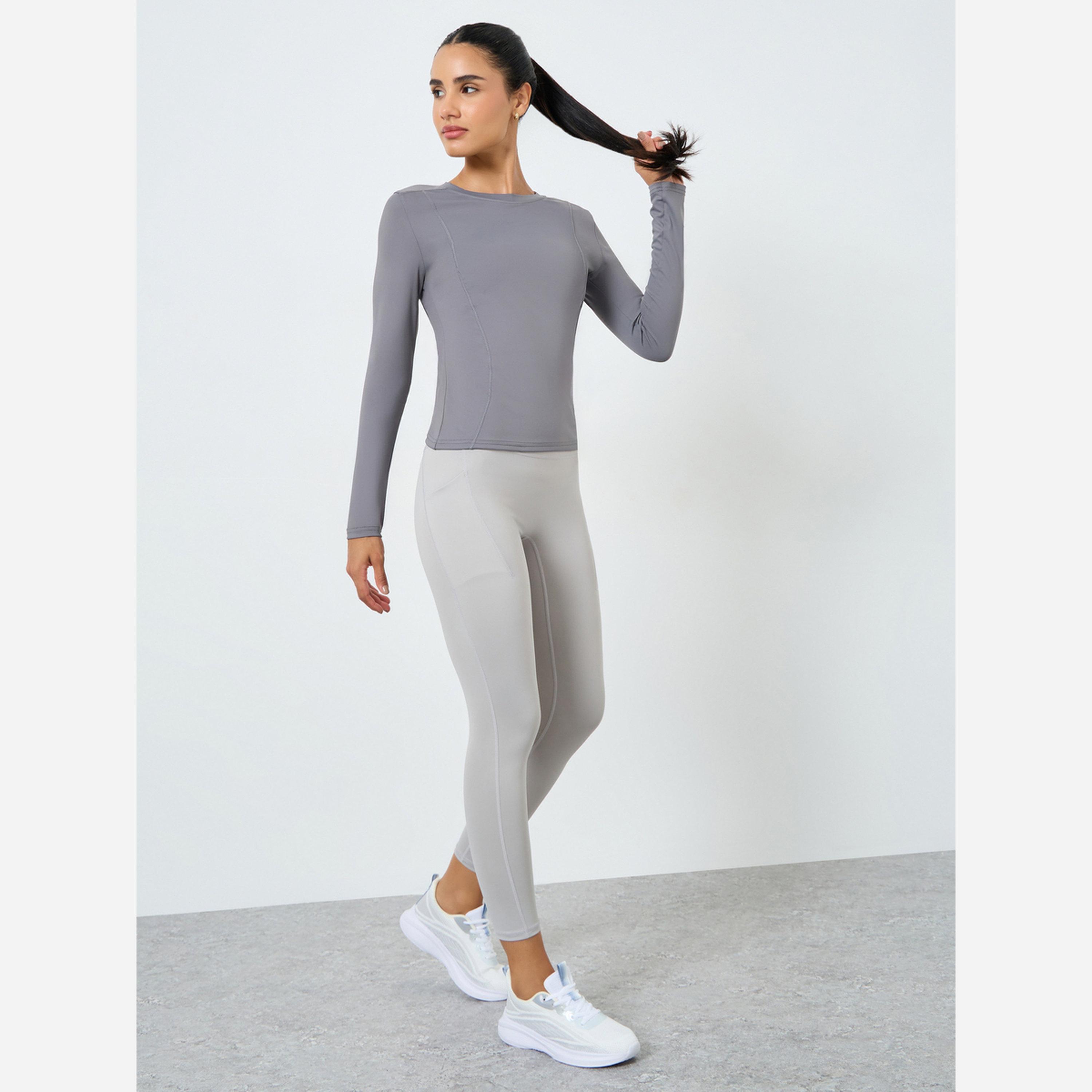 ستايلي - فيزون بجيوب وخصر عريض-women-clothing-sportswearandactivewear-bottoms-leggings-image-2