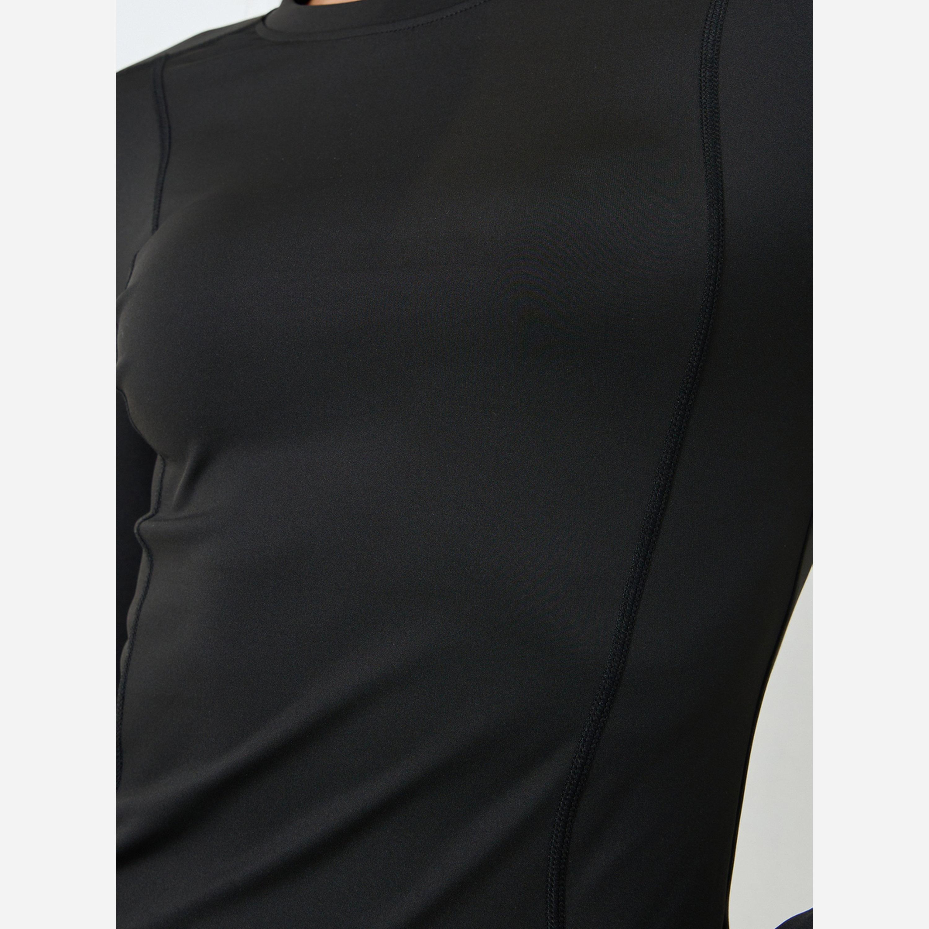 Styli Round Neck Fitted Long Sleeve Top-women-clothing-sportswearandactivewear-tshirtsandvests-image-4
