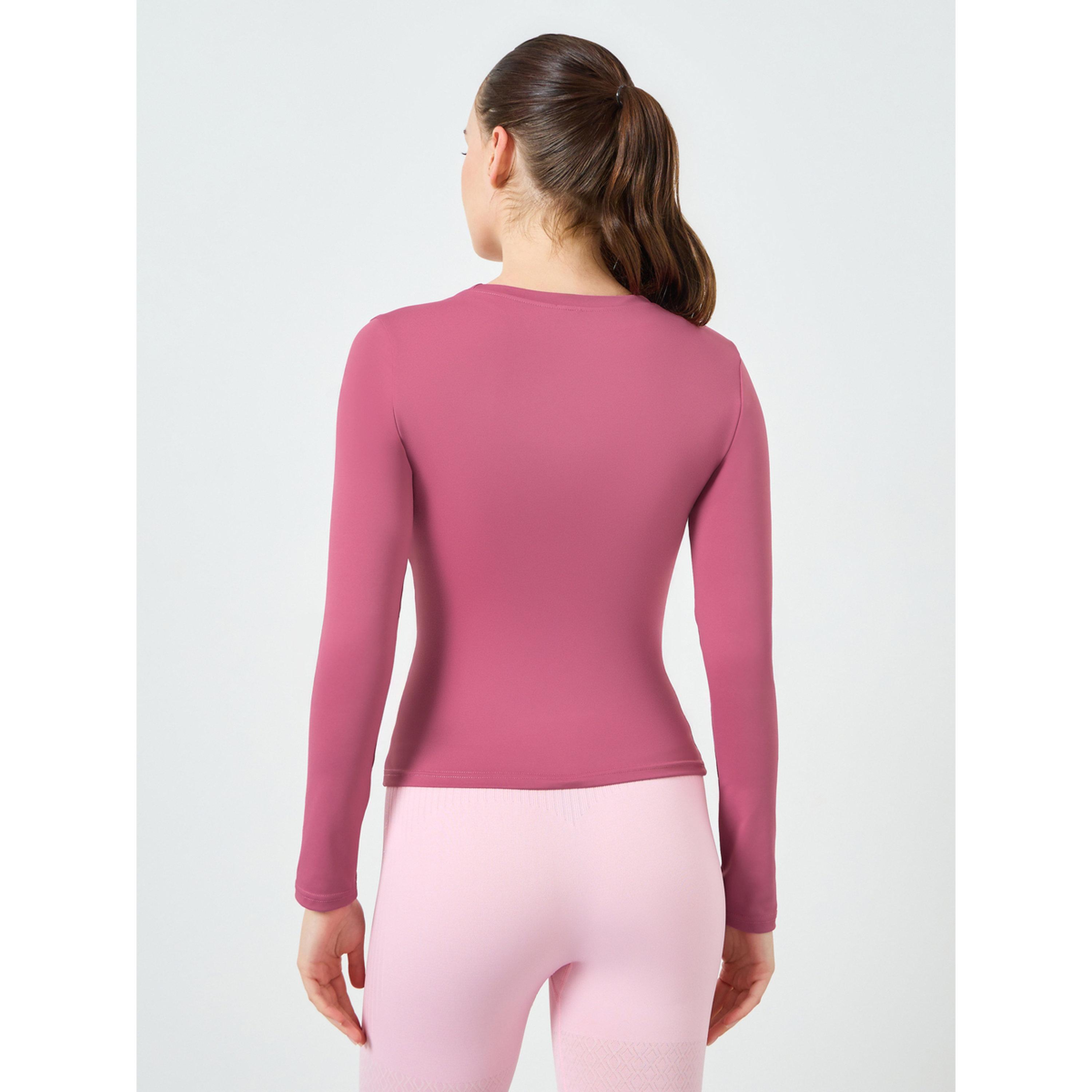 Styli Round Neck Fitted Long Sleeve Top-women-clothing-tshirts-image-3