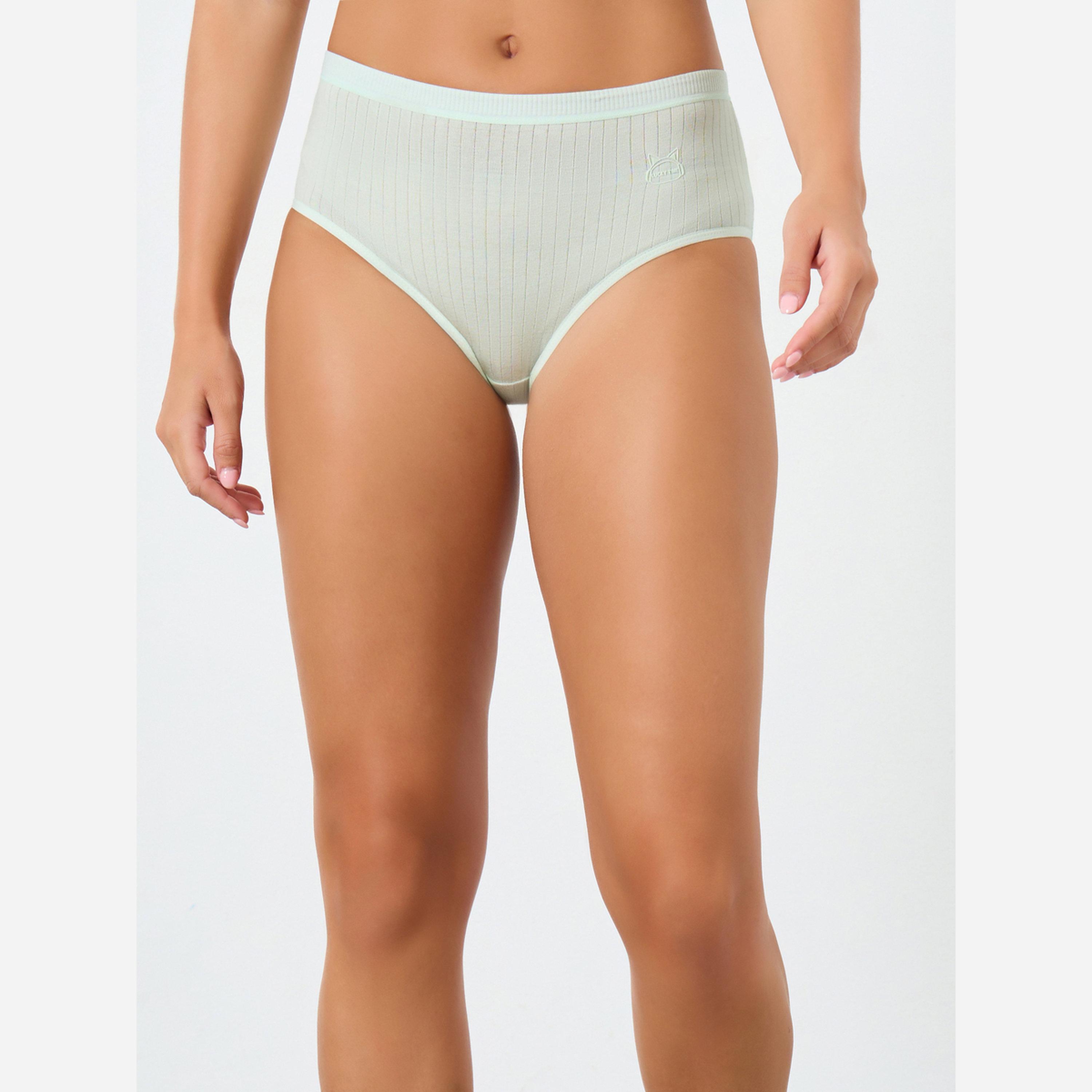 Styli Pack of 3 - Cotton Elastane Hipster Briefs-women-clothing-lingerie-panties-image-5